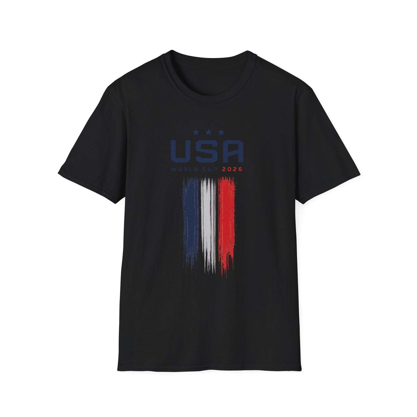 USA World Cup 2026 T-Shirt — Patriotic Red White Blue Soccer Fan Tee