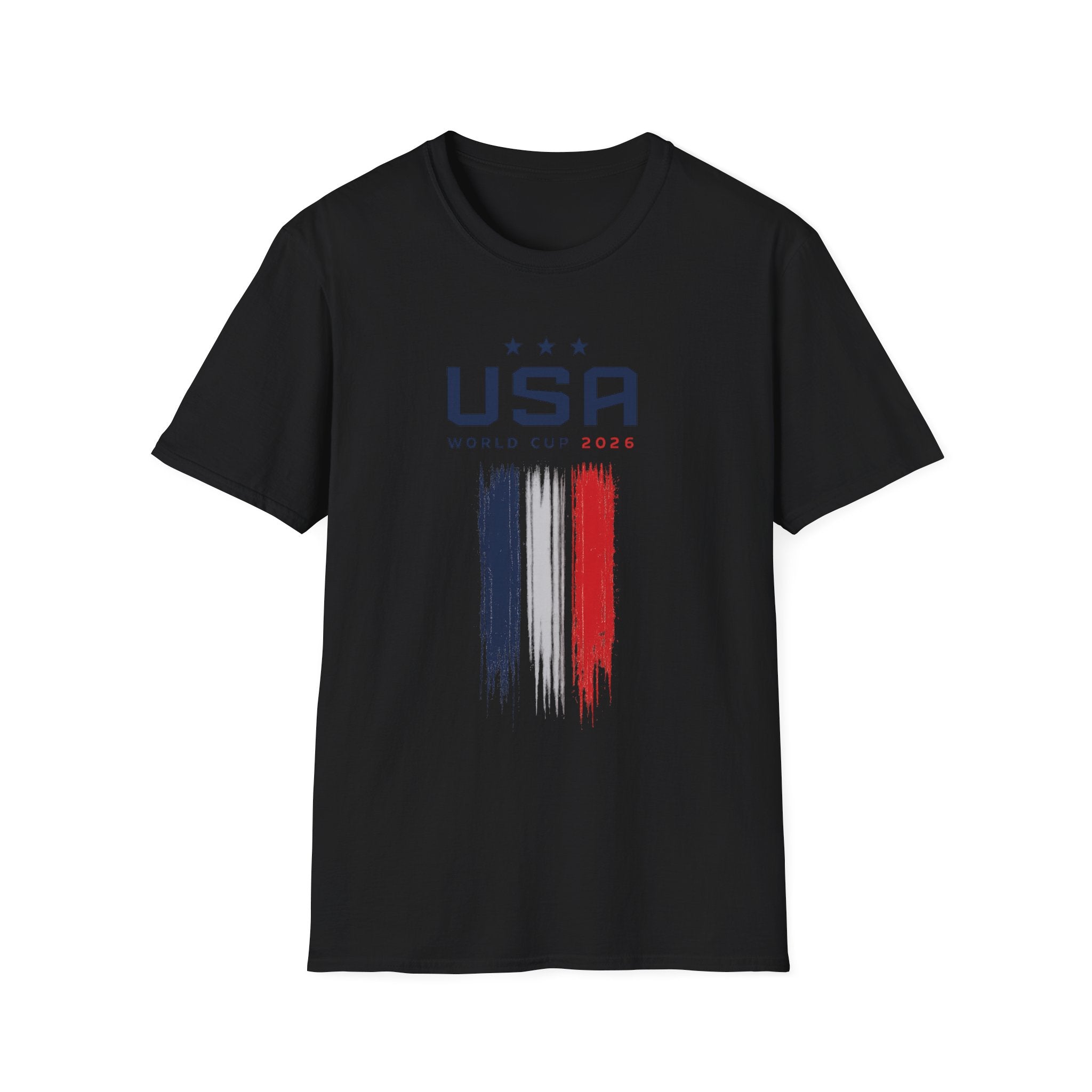 USA World Cup 2026 T-Shirt — Patriotic Red White Blue Soccer Fan Tee