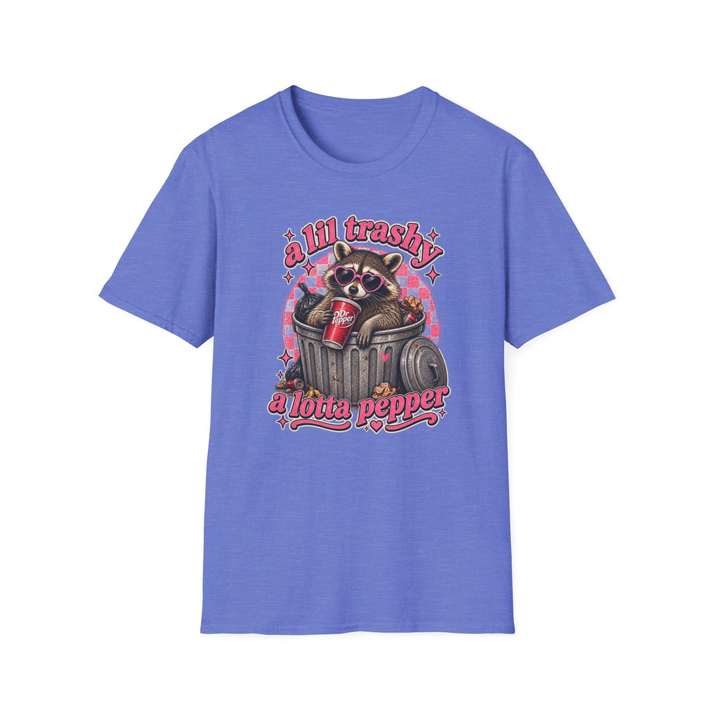 A Lil Trashy, A Lotta Pepper Raccoon Tee 🦝🥤