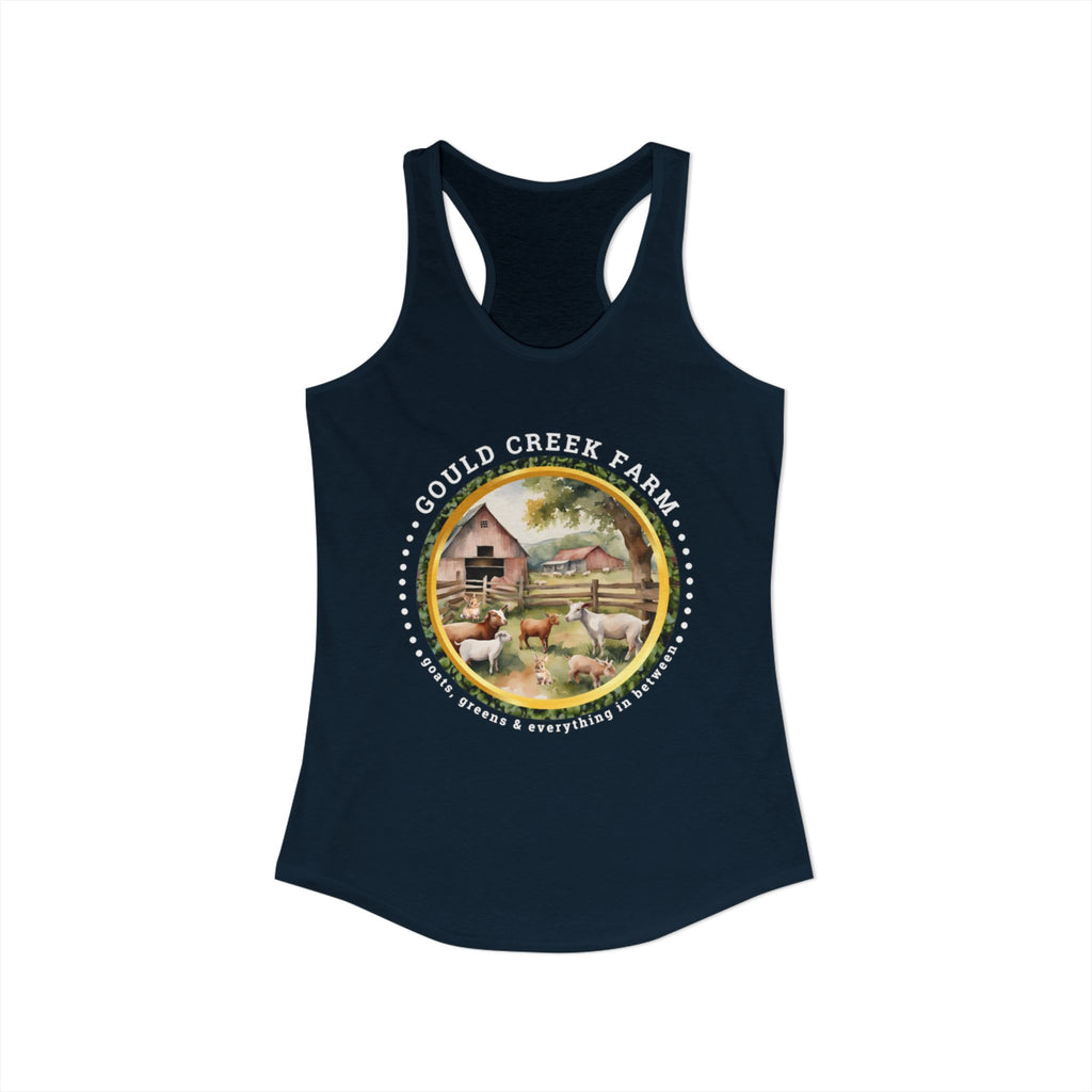Women's Ideal Racerback Tank Gould creek farm