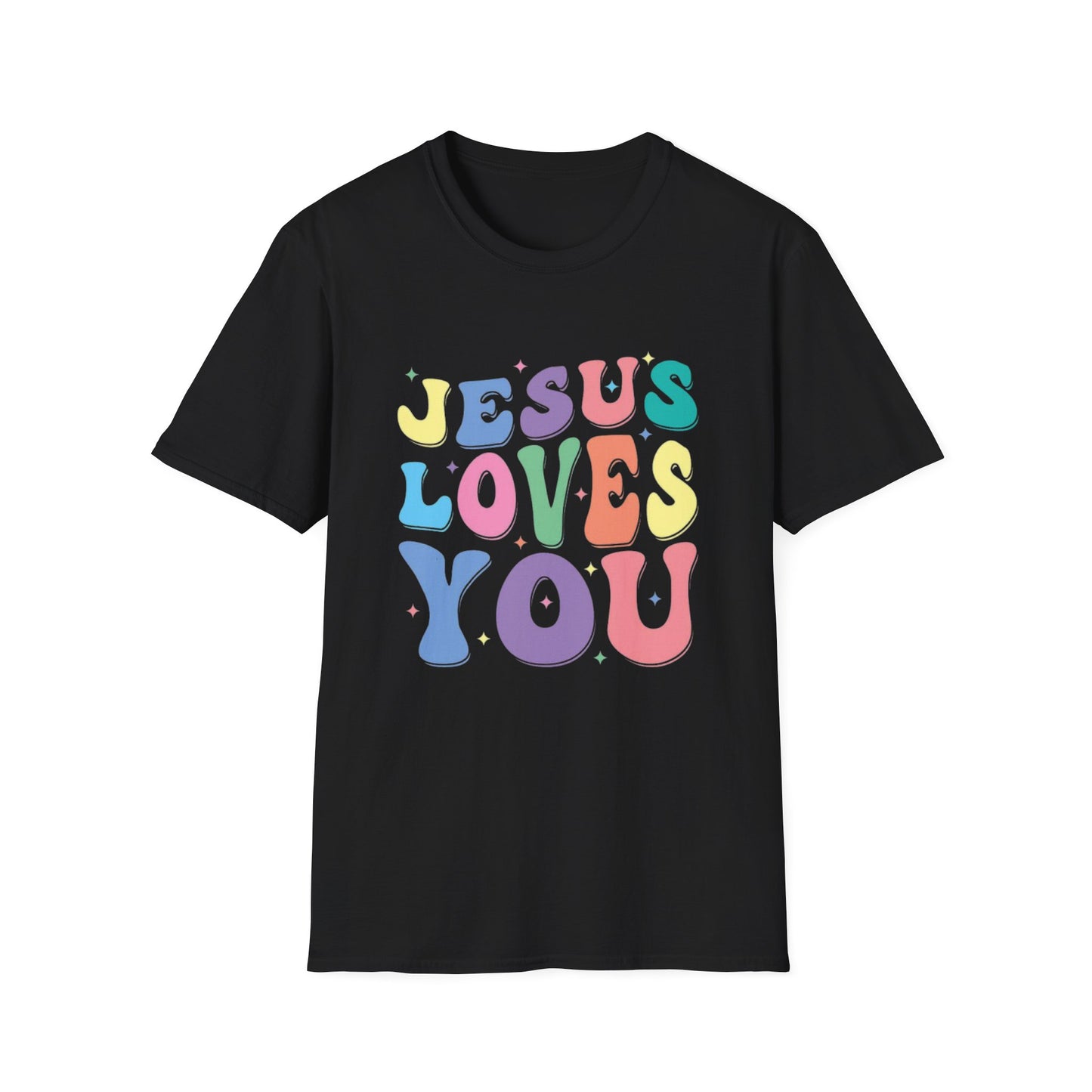Jesus Loves You - Unisex Softstyle T-Shirt - Fun and Casual Wear for All Occasions