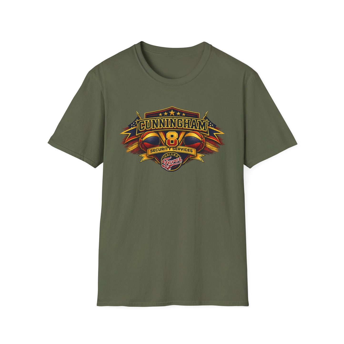 Cunningham 8 Security Services Vintage Logo T-Shirt