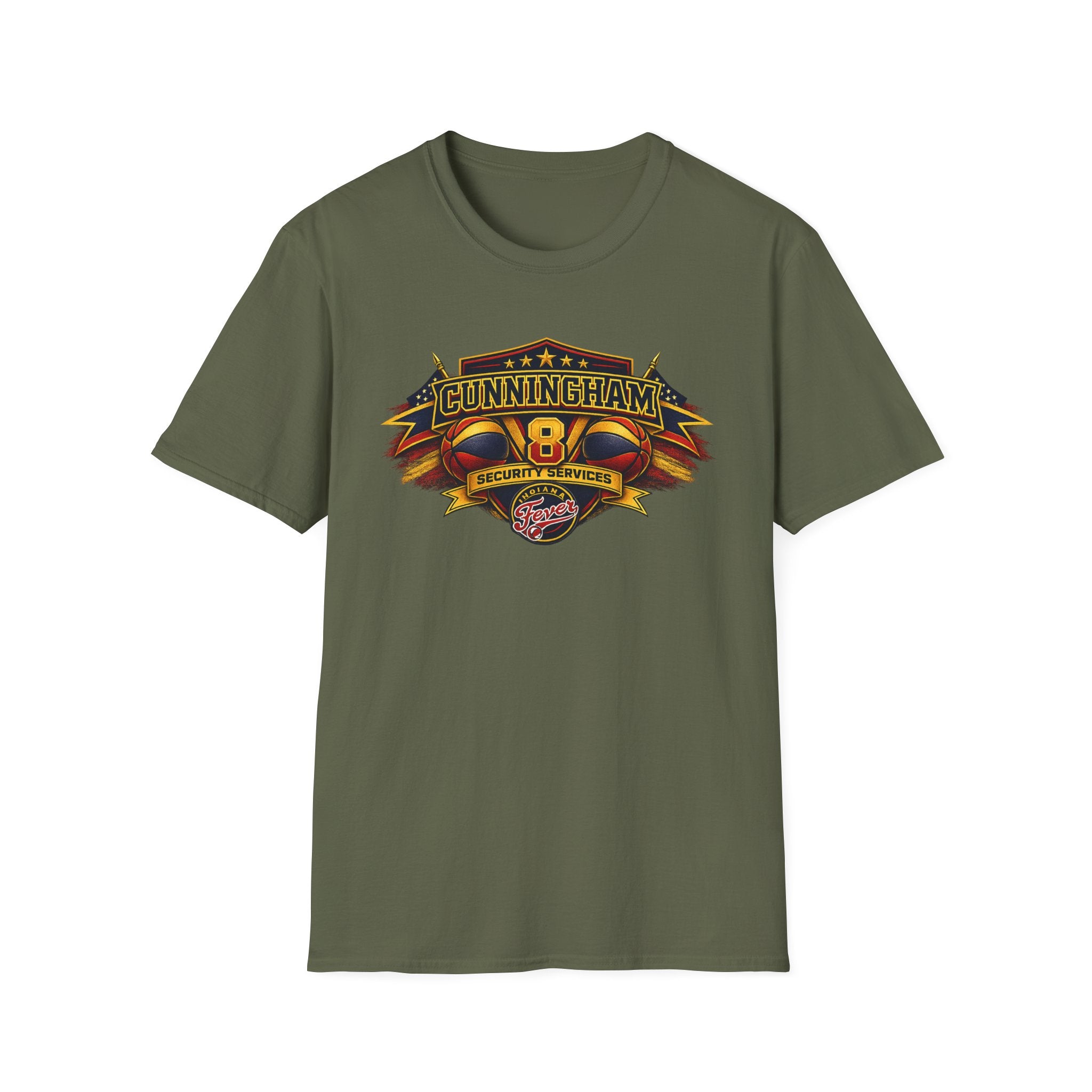 Cunningham 8 Security Services Vintage Logo T-Shirt