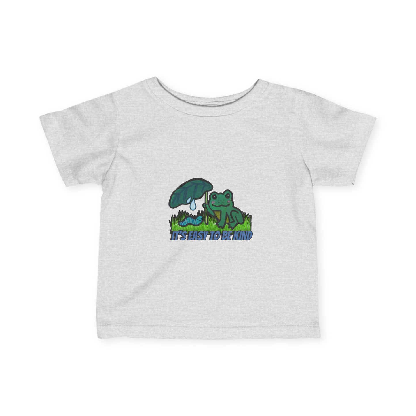 It's Easy to Be Kind Infant Tee - Cute Frog Design