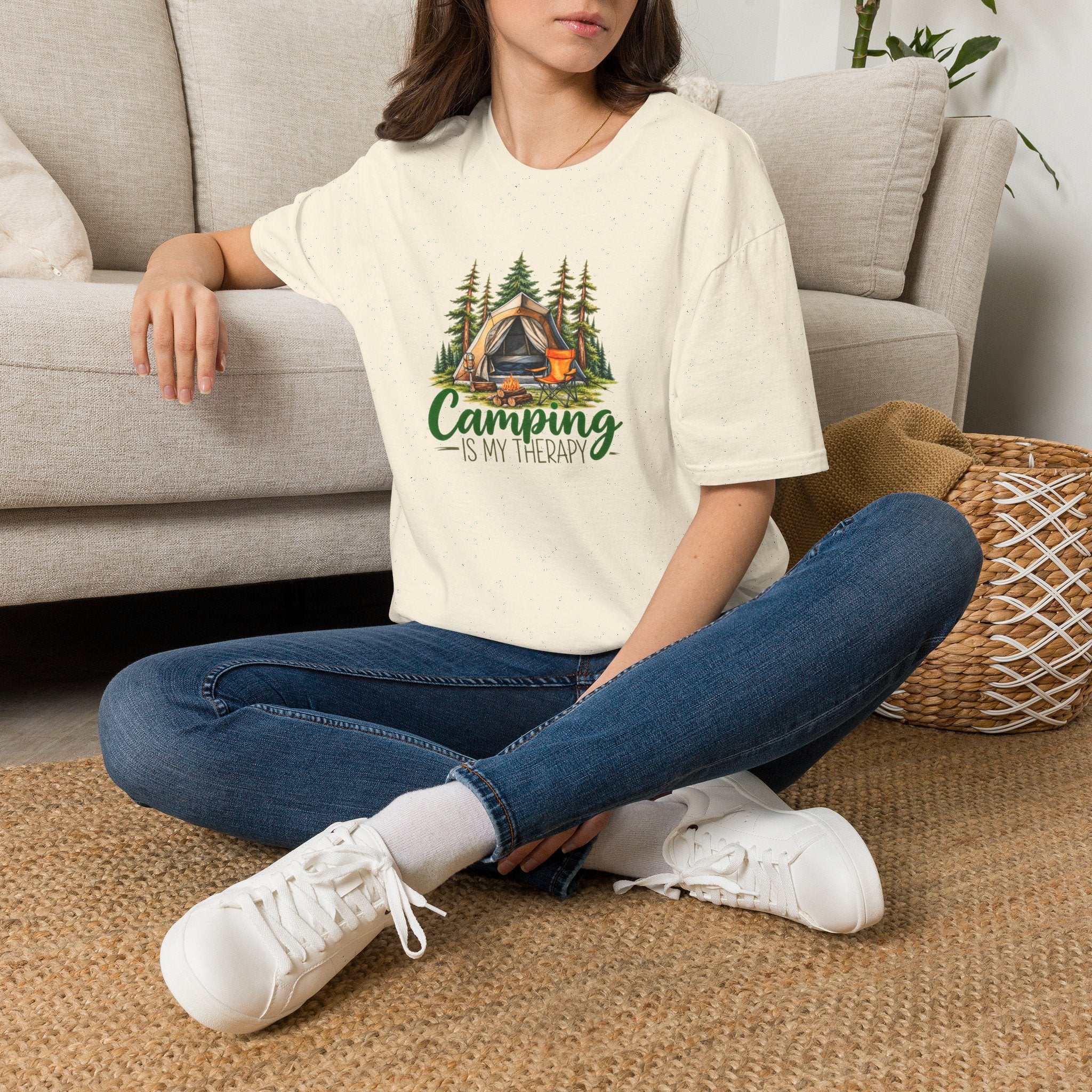 Camping Is My Therapy – Camping T-Shirt