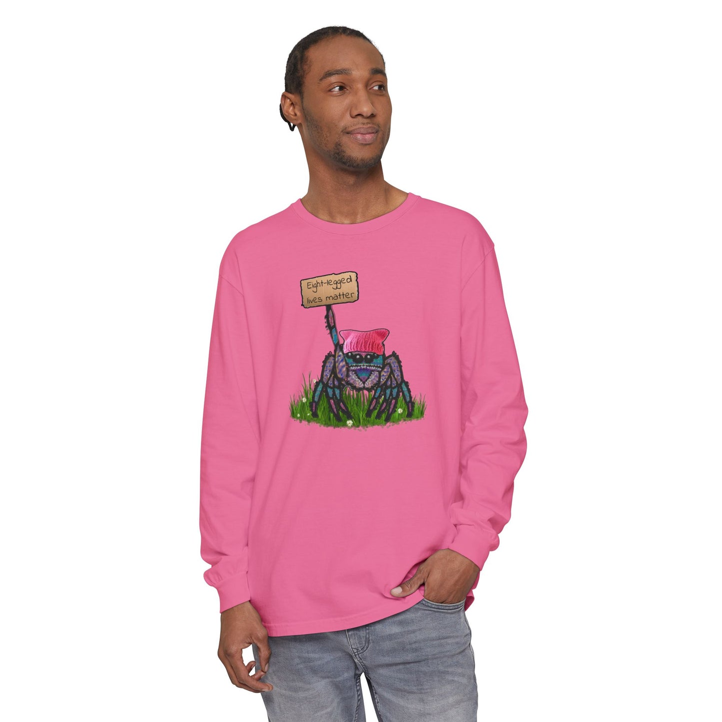 Unisex Garment-dyed Long Sleeve T-Shirt