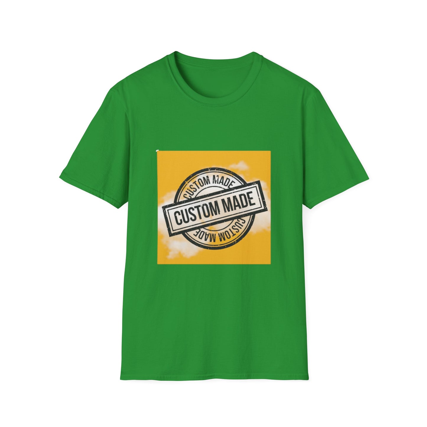 Your Design On a Tee One Side Only - Monster Unisex Softstyle T-Shirt