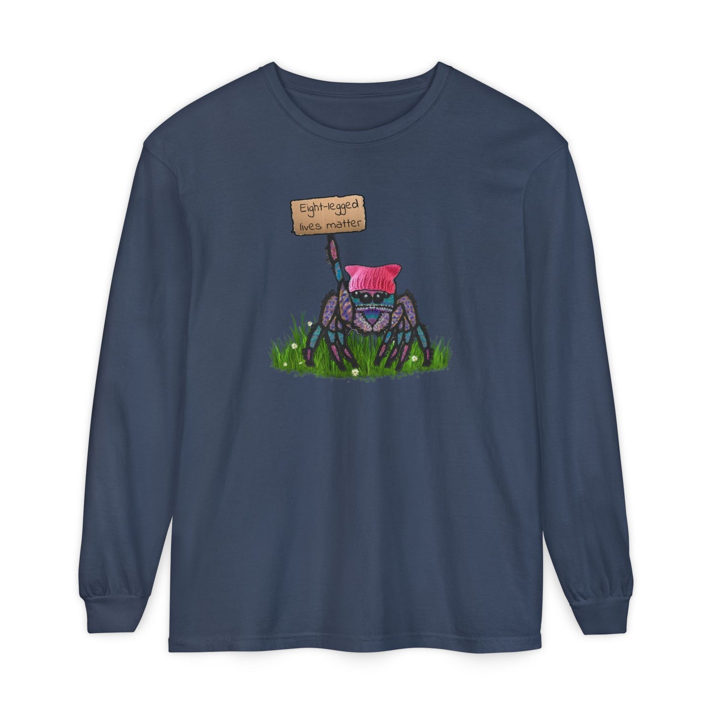 Unisex Garment-dyed Long Sleeve T-Shirt