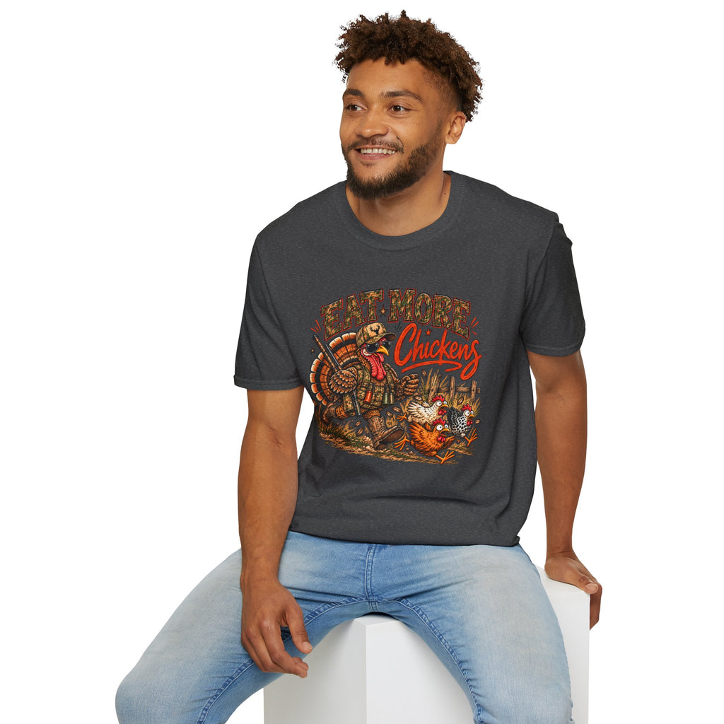 Eat More Chickens – Funny Chicken Shirt