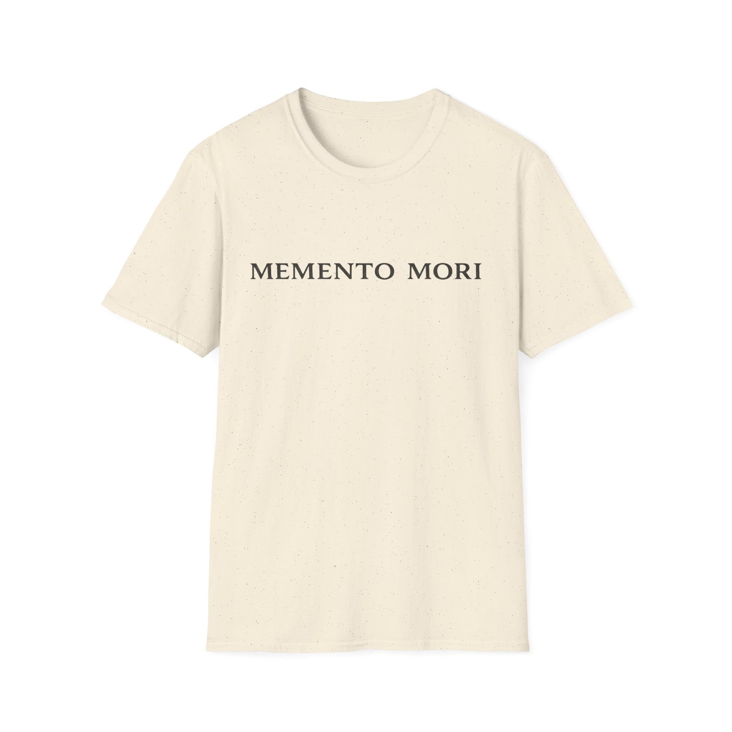 Memento Mori T-Shirt — Minimalist Latin Remembrance Tee