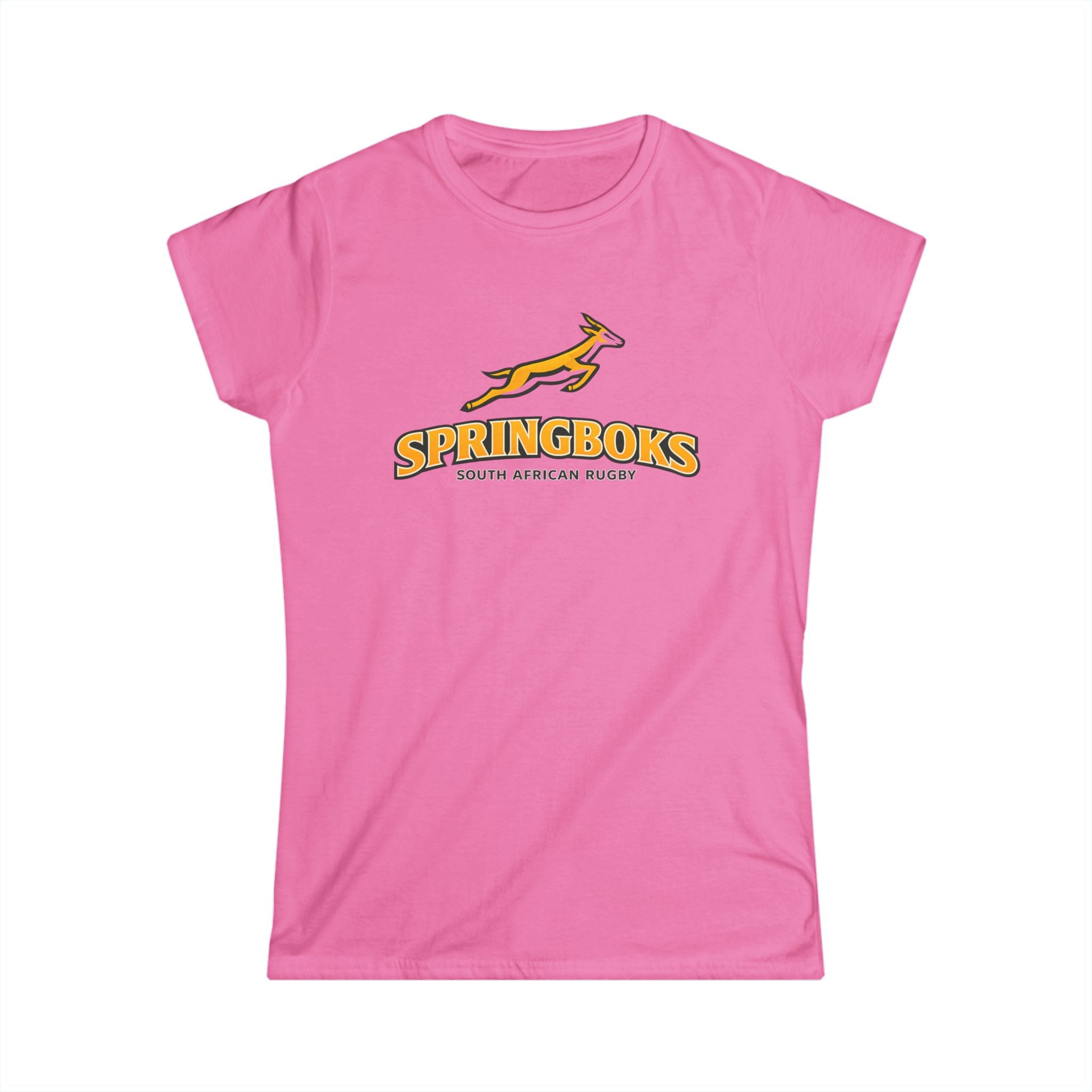 Springboks Women's Rugby Tee — South African Rugby Logo Shirt