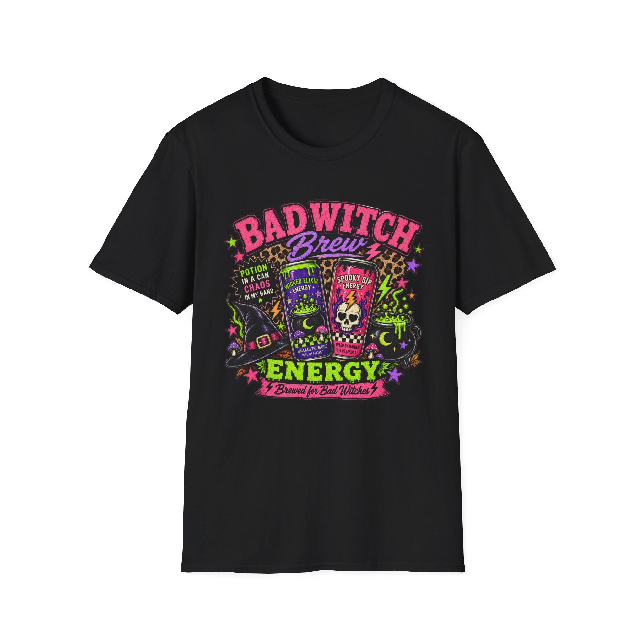 Bad Witch Brew Energy – Brewed for Bad Witches Halloween Tee