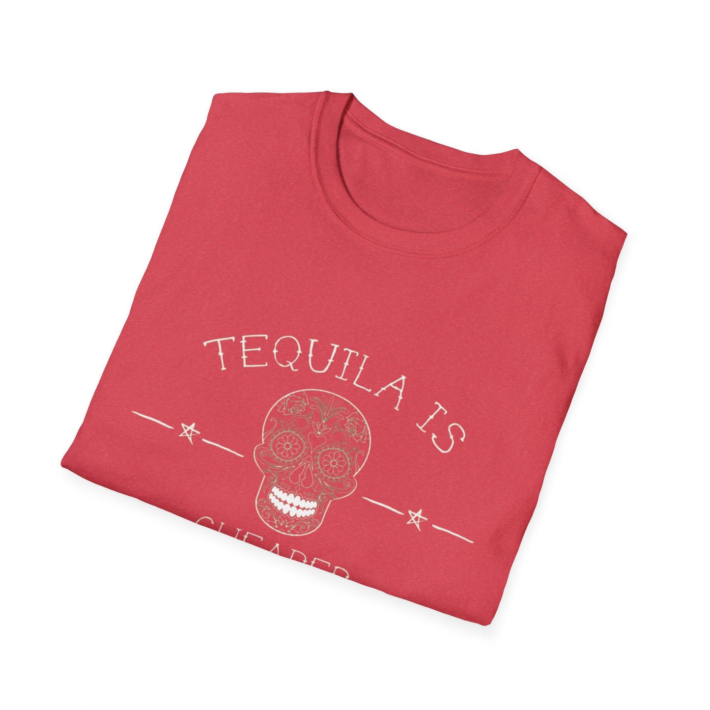 Tequila Is Cheaper Than Therapy T-Shirt | Casual Unisex Tee for Fun Occasions, Gifts for Friends, Party Wear, Summer Style