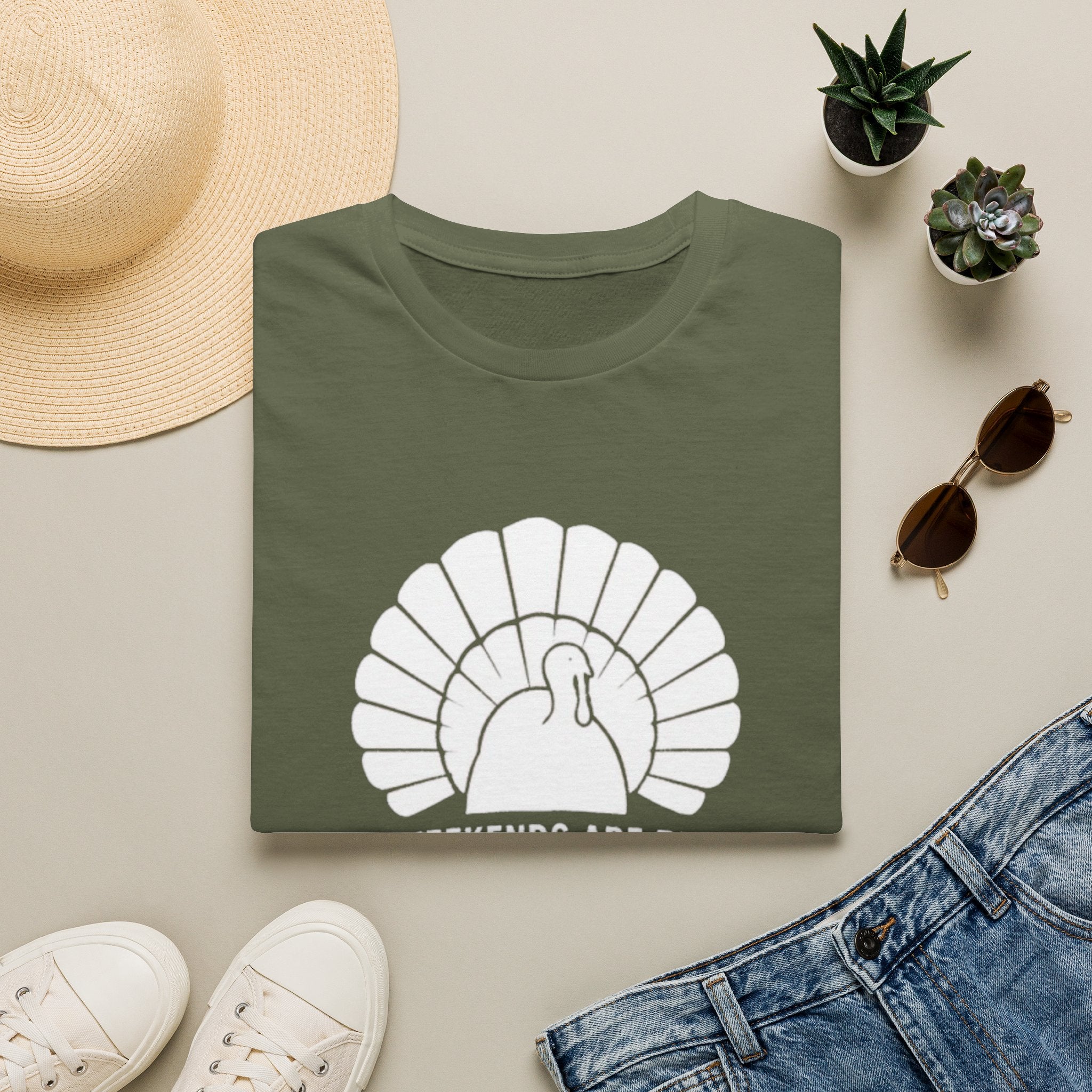 Weekends Are for Gobblers T-Shirt — Vintage Turkey Tee