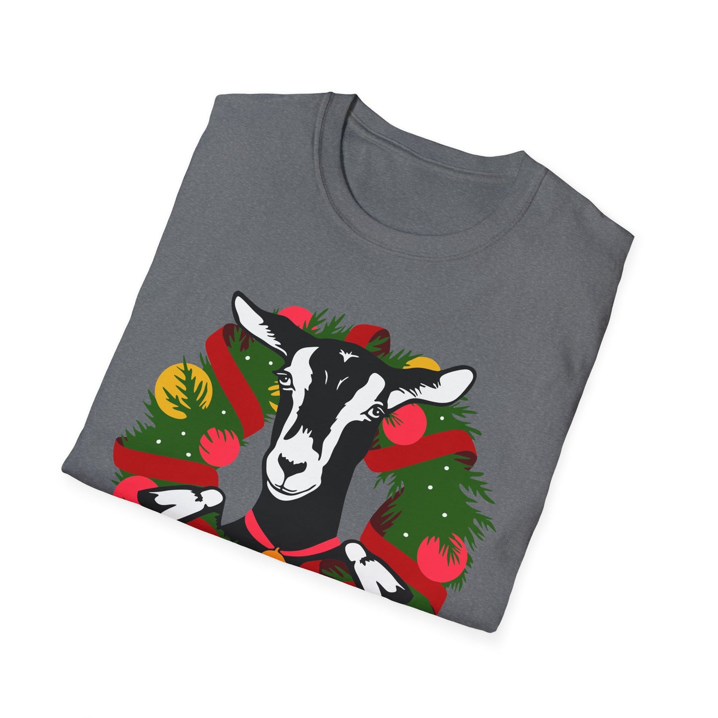 Goat Wreath - Unisex Softstyle T-Shirt