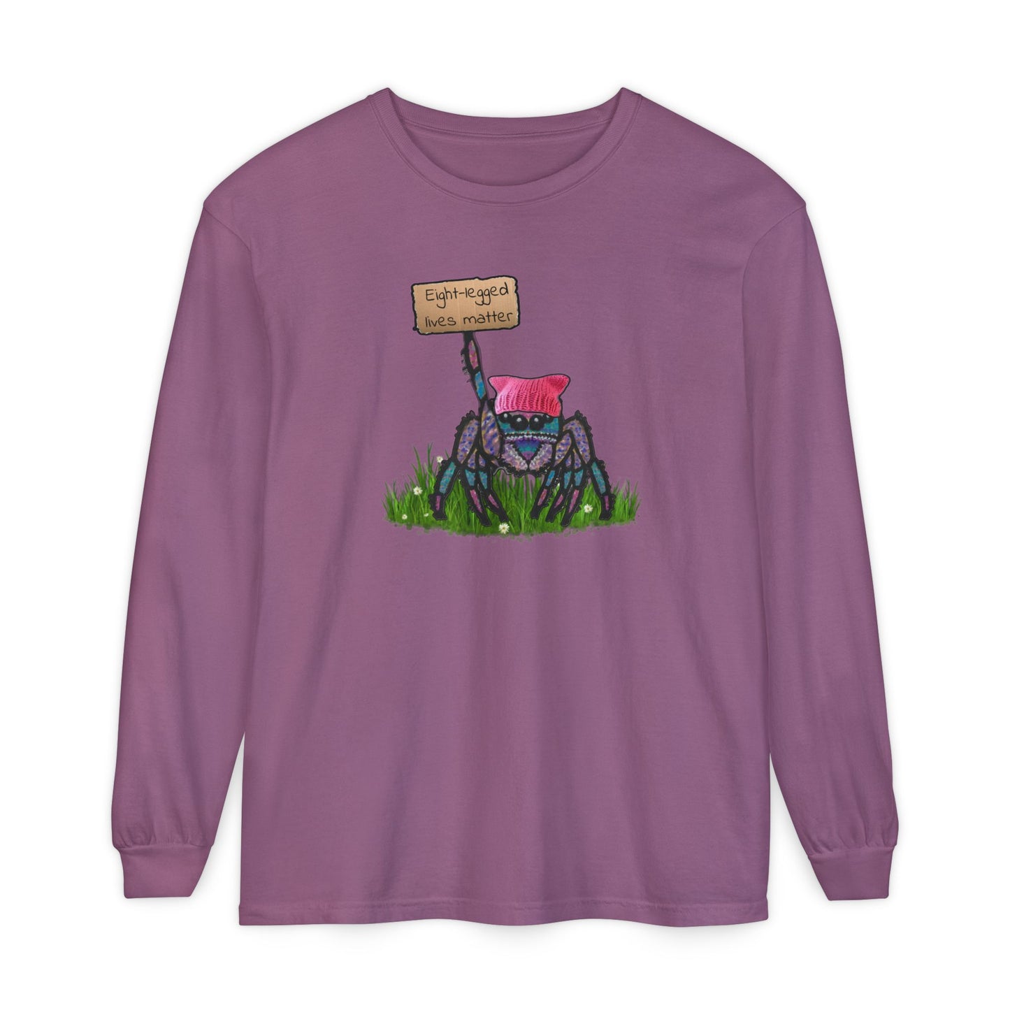 Unisex Garment-dyed Long Sleeve T-Shirt