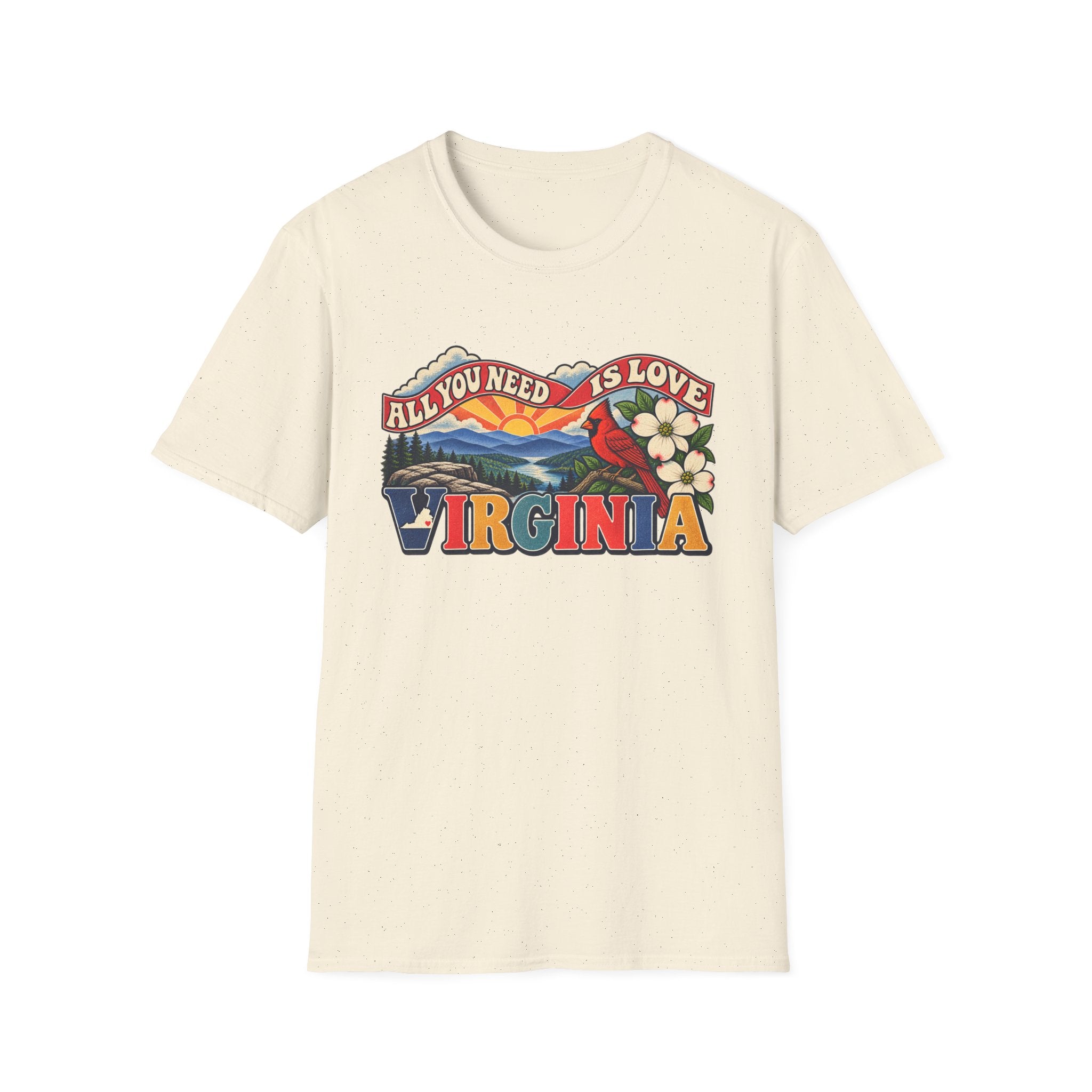 Virginia Retro 'All You Need Is Love' T-Shirt