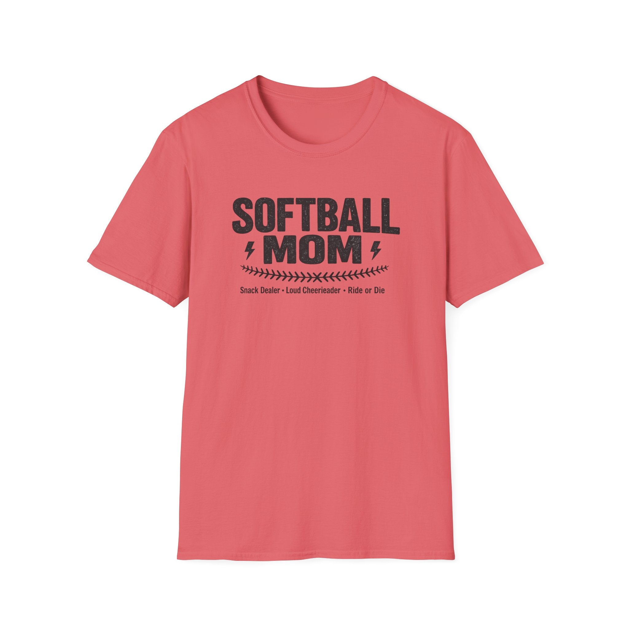 Softball Mom T-Shirt – Proud Softball Mom Tee (Coach, Team Mom Gift)