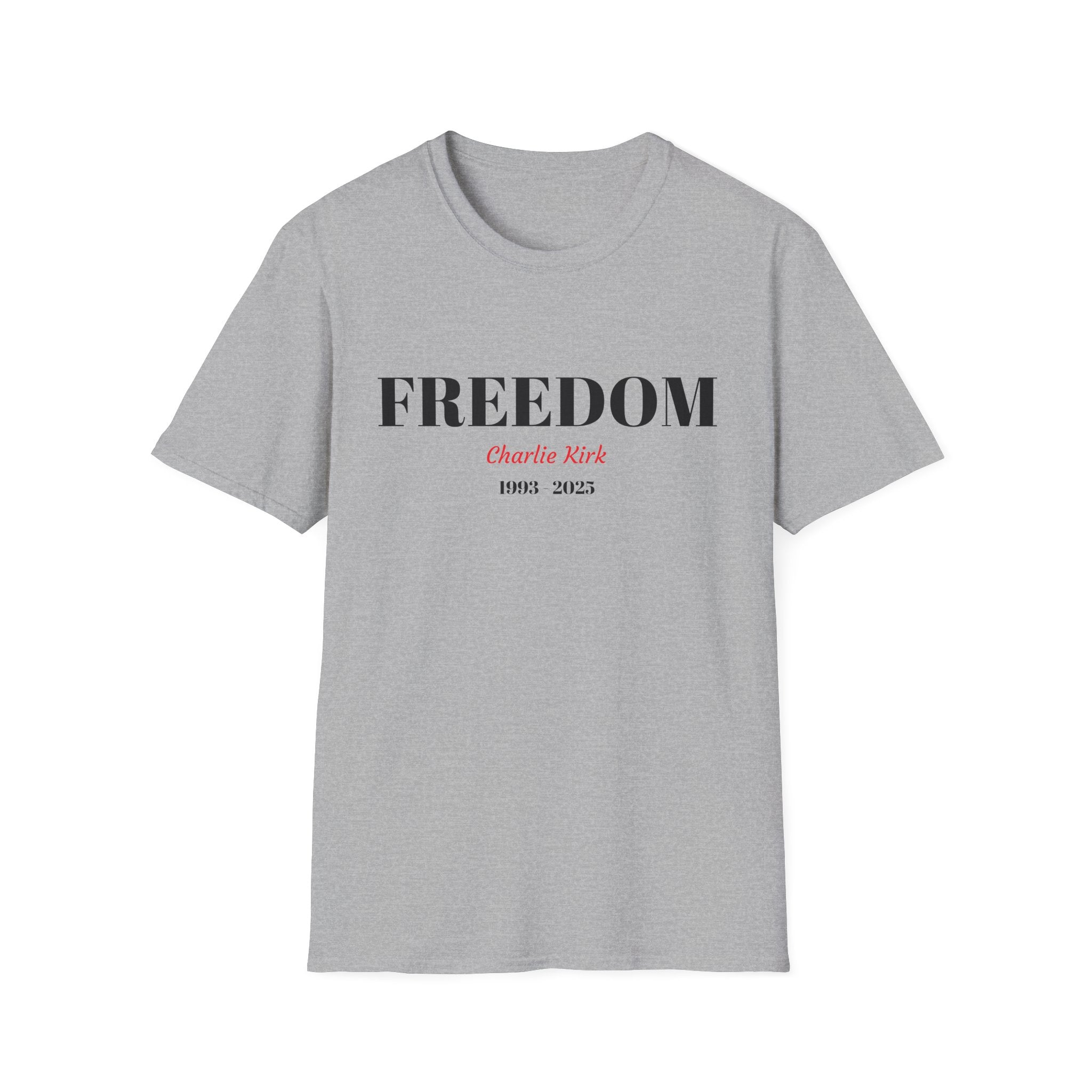Unisex T-Shirt Charlie Kirk Freedom Shirt
