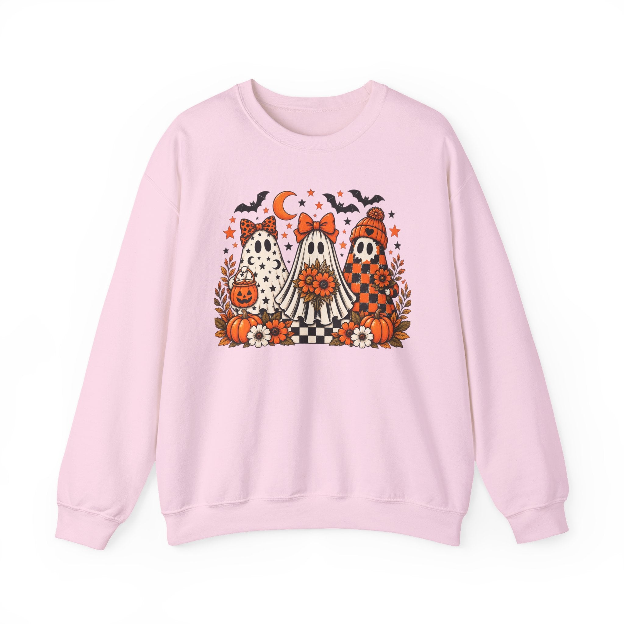 Cute Halloween Ghosts Crewneck Sweatshirt