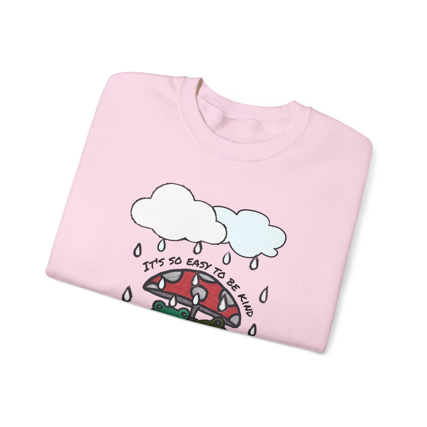 Cute Frogs Kindness Crewneck Sweatshirt - Unisex Heavy Blend