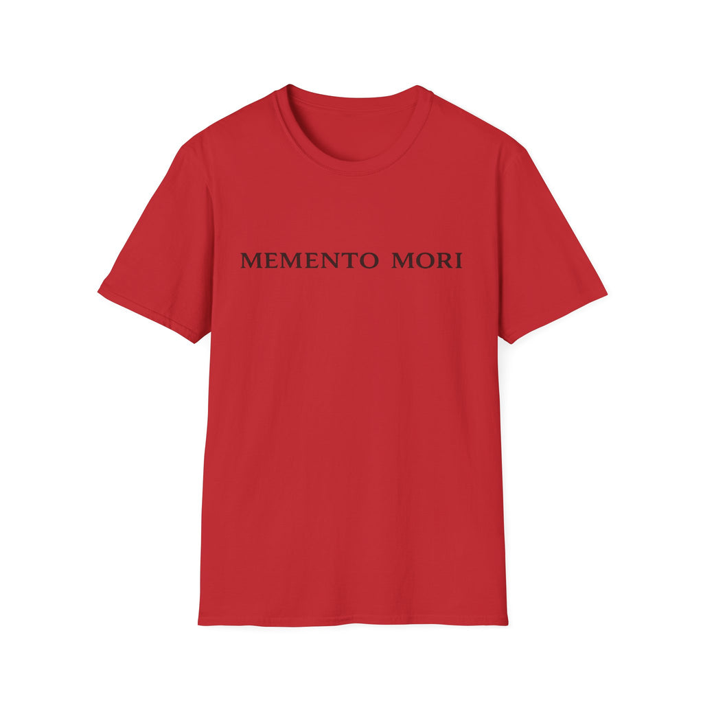 Memento Mori T-Shirt — Minimalist Latin Remembrance Tee