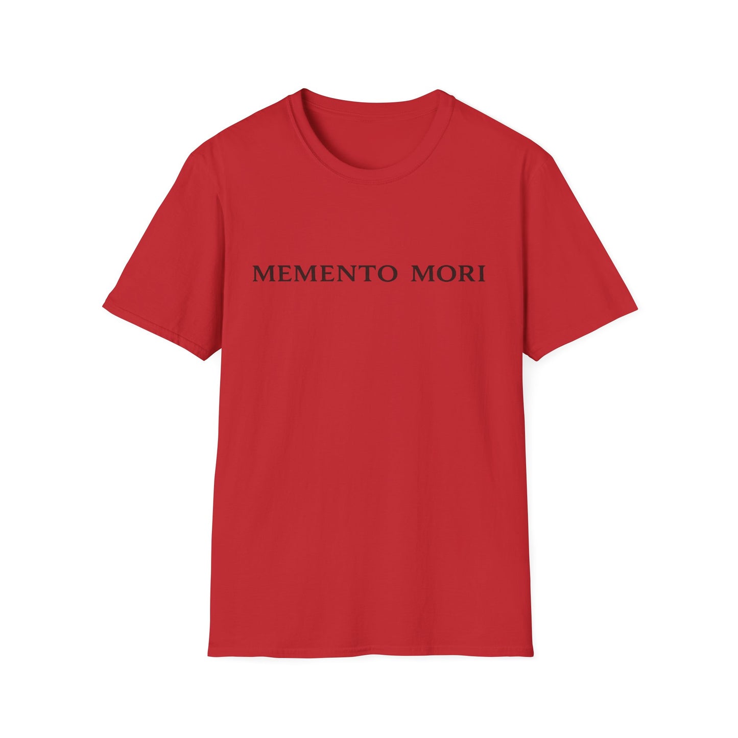 Memento Mori T-Shirt — Minimalist Latin Remembrance Tee