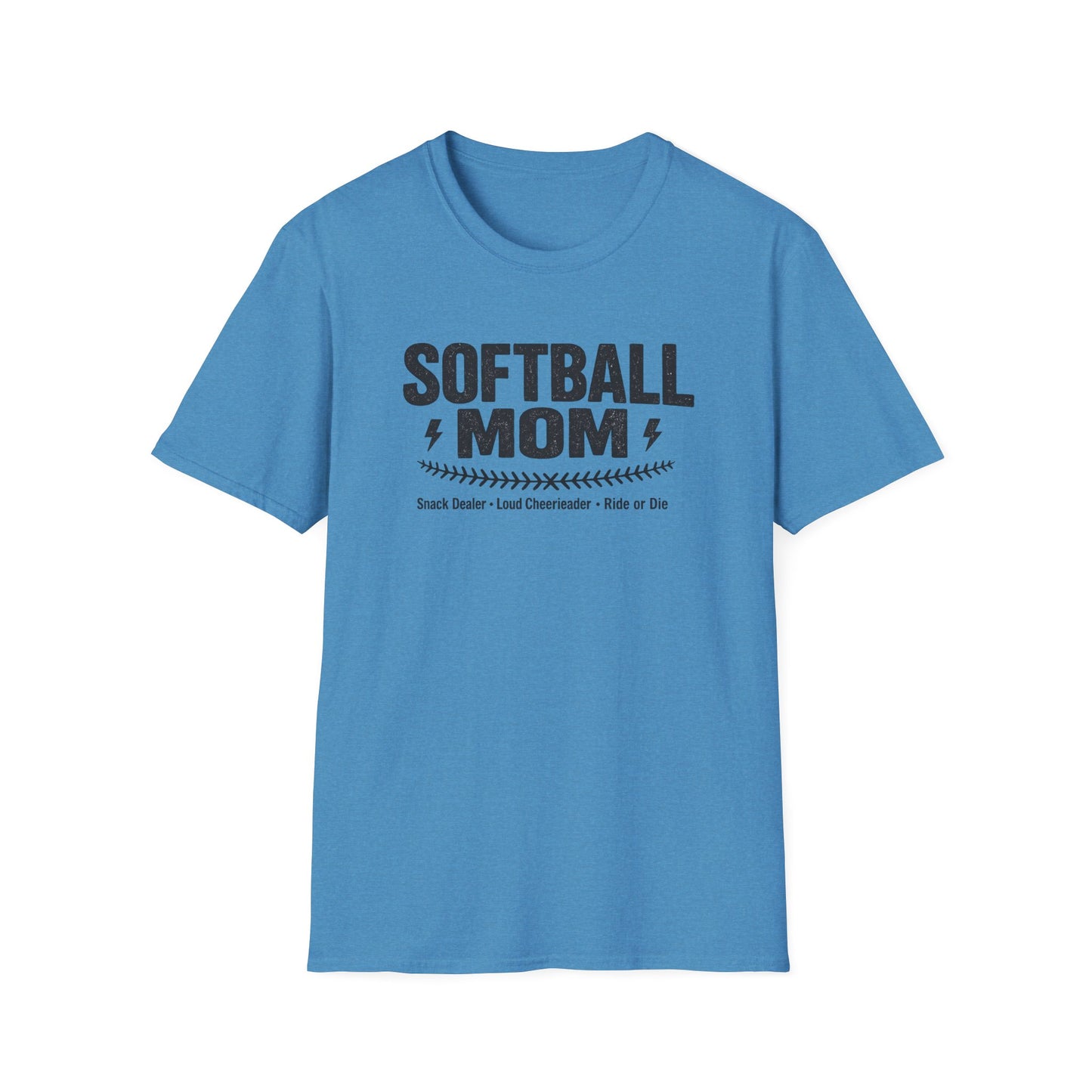 Softball Mom T-Shirt – Proud Softball Mom Tee (Coach, Team Mom Gift)