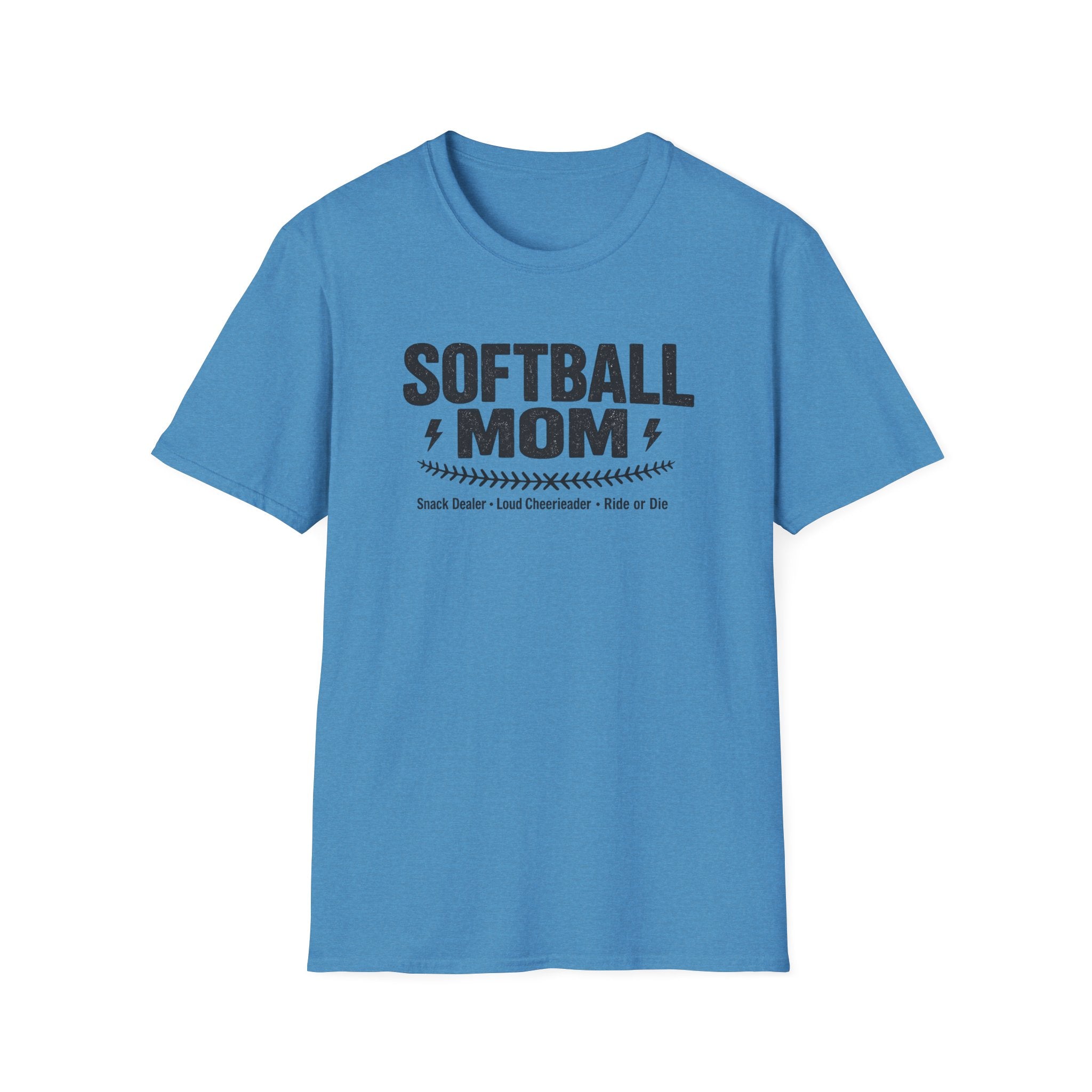 Softball Mom T-Shirt – Proud Softball Mom Tee (Coach, Team Mom Gift)