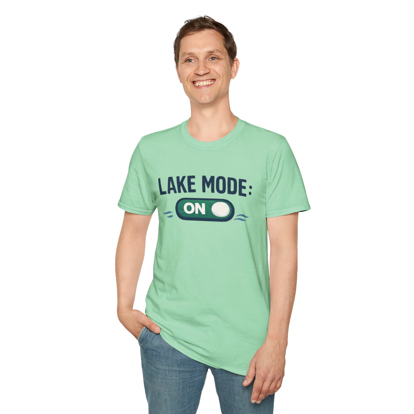Lake Mode On T-Shirt — Funny Lake Life Vacation Tee