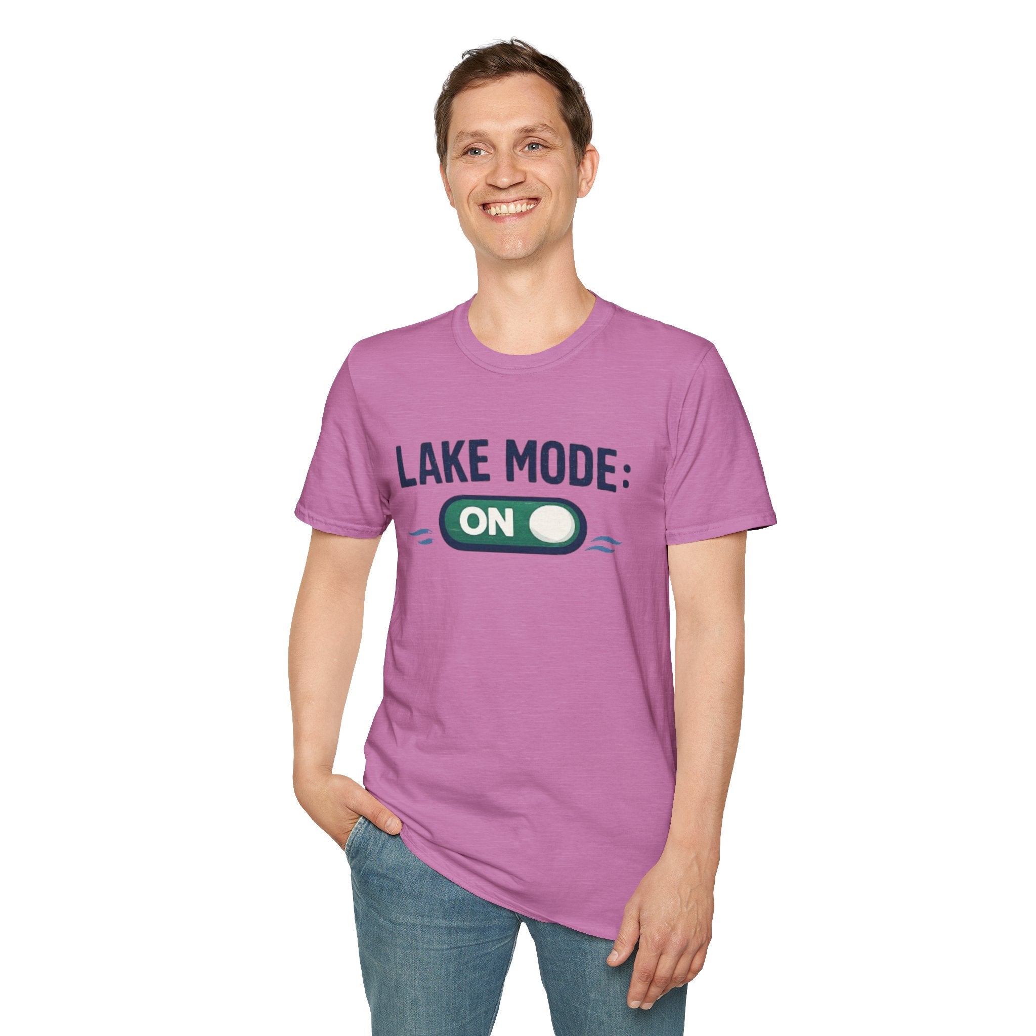 Lake Mode On T-Shirt — Funny Lake Life Vacation Tee
