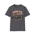 Cars Fix More Than People Realize – Vintage Muscle Car Graphic Tee