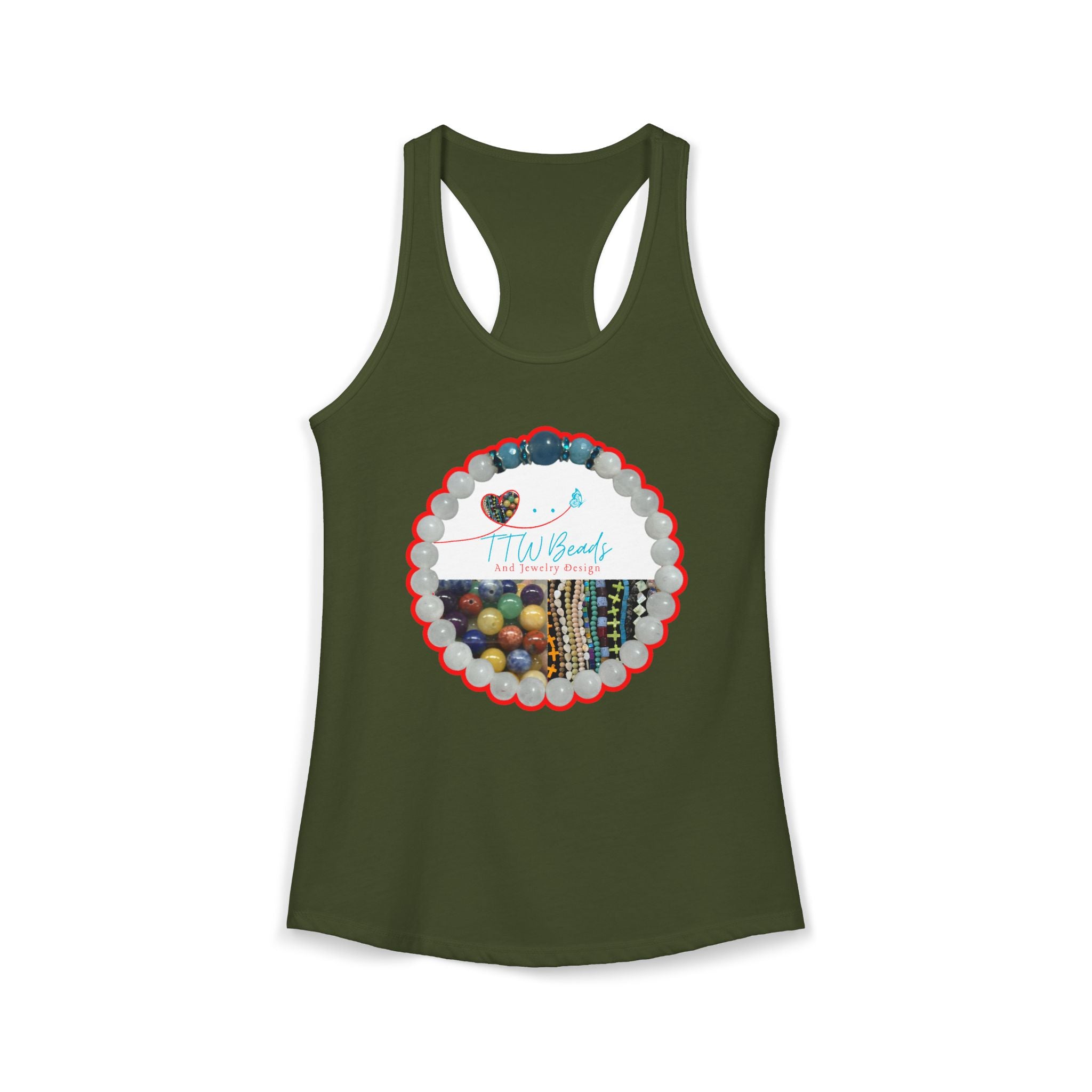 Women's Ideal Racerback Tank TTW GOULD