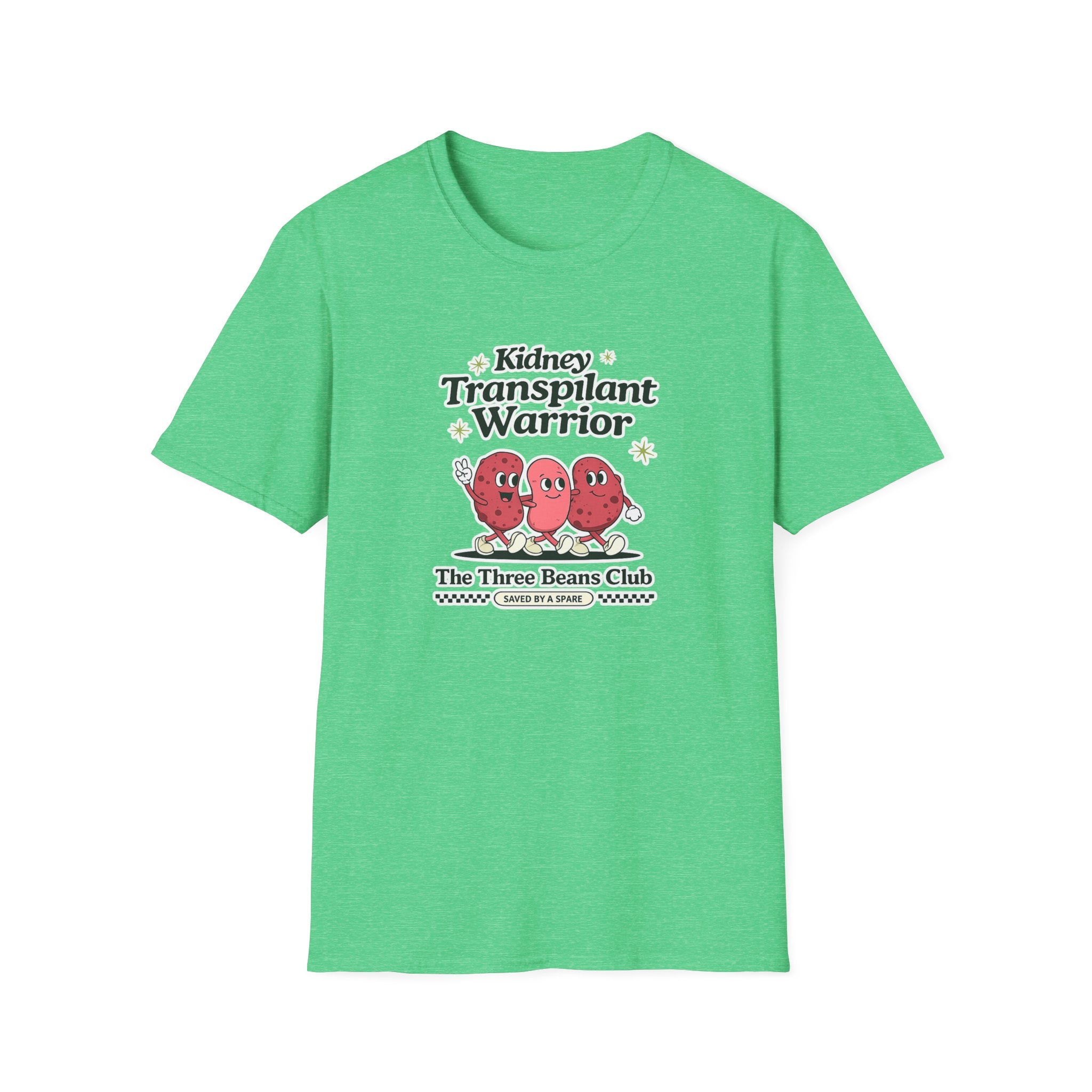 Kidney Transplant Warrior T-Shirt — The Three Beans Club Support Tee