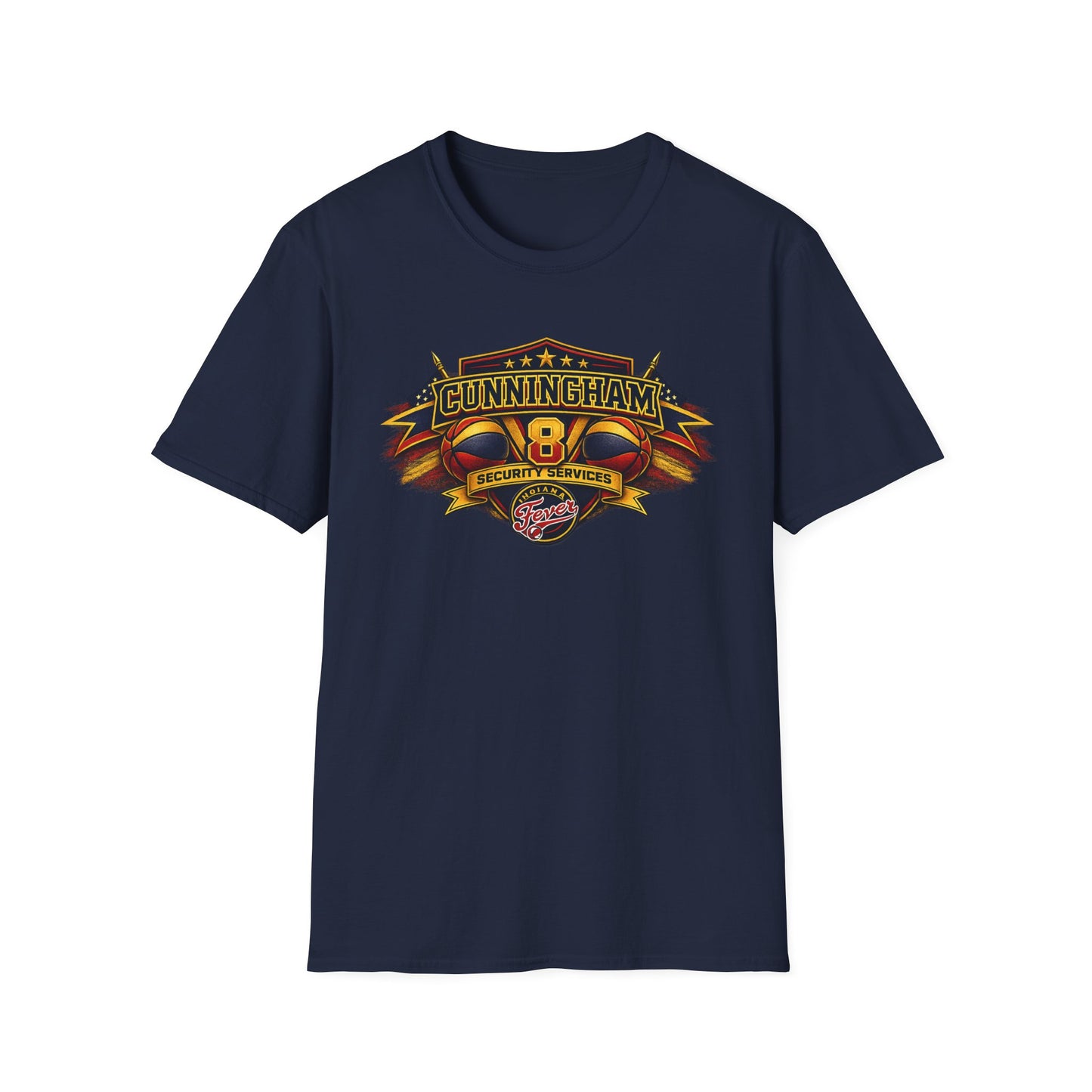 Cunningham 8 Security Services Vintage Logo T-Shirt