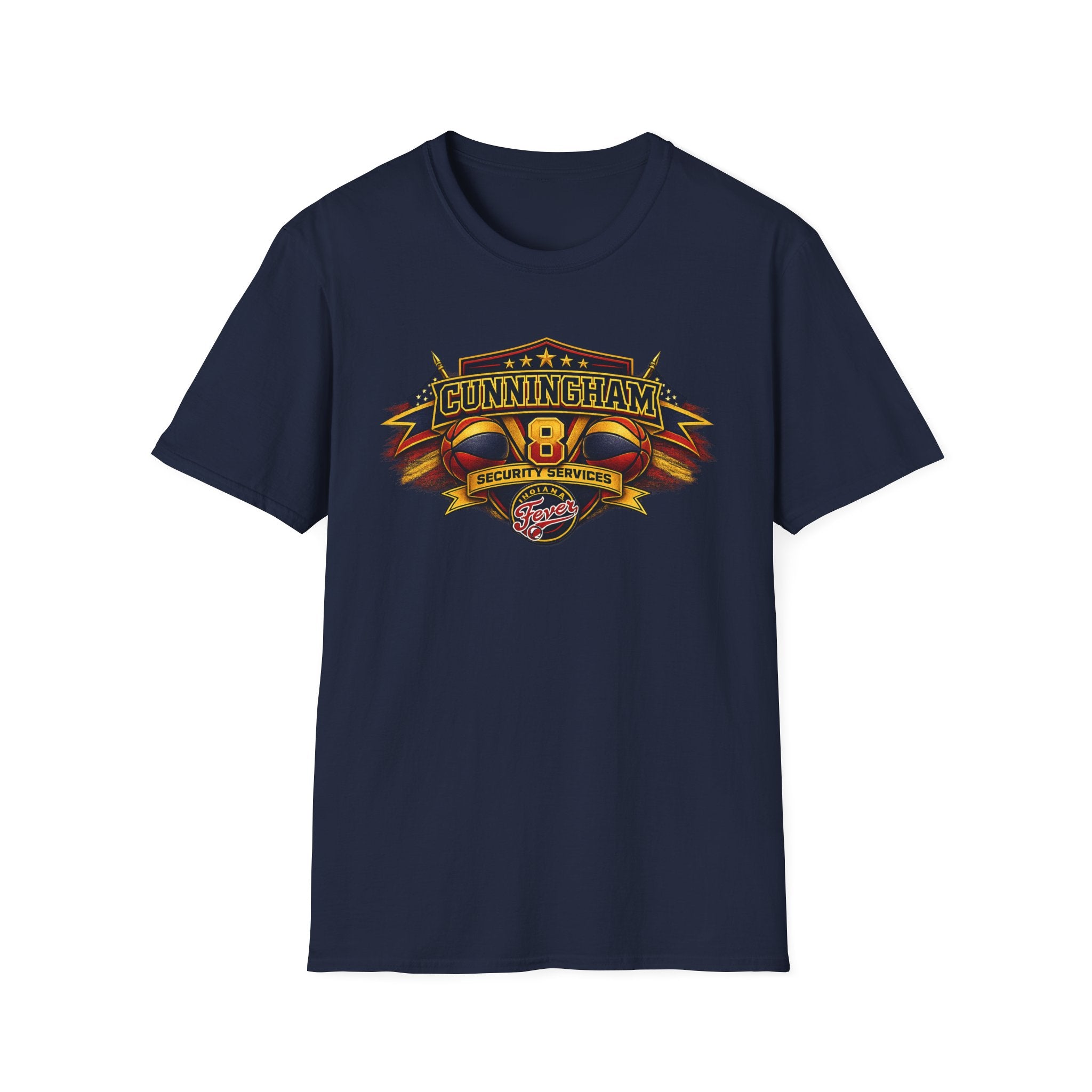 Cunningham 8 Security Services Vintage Logo T-Shirt