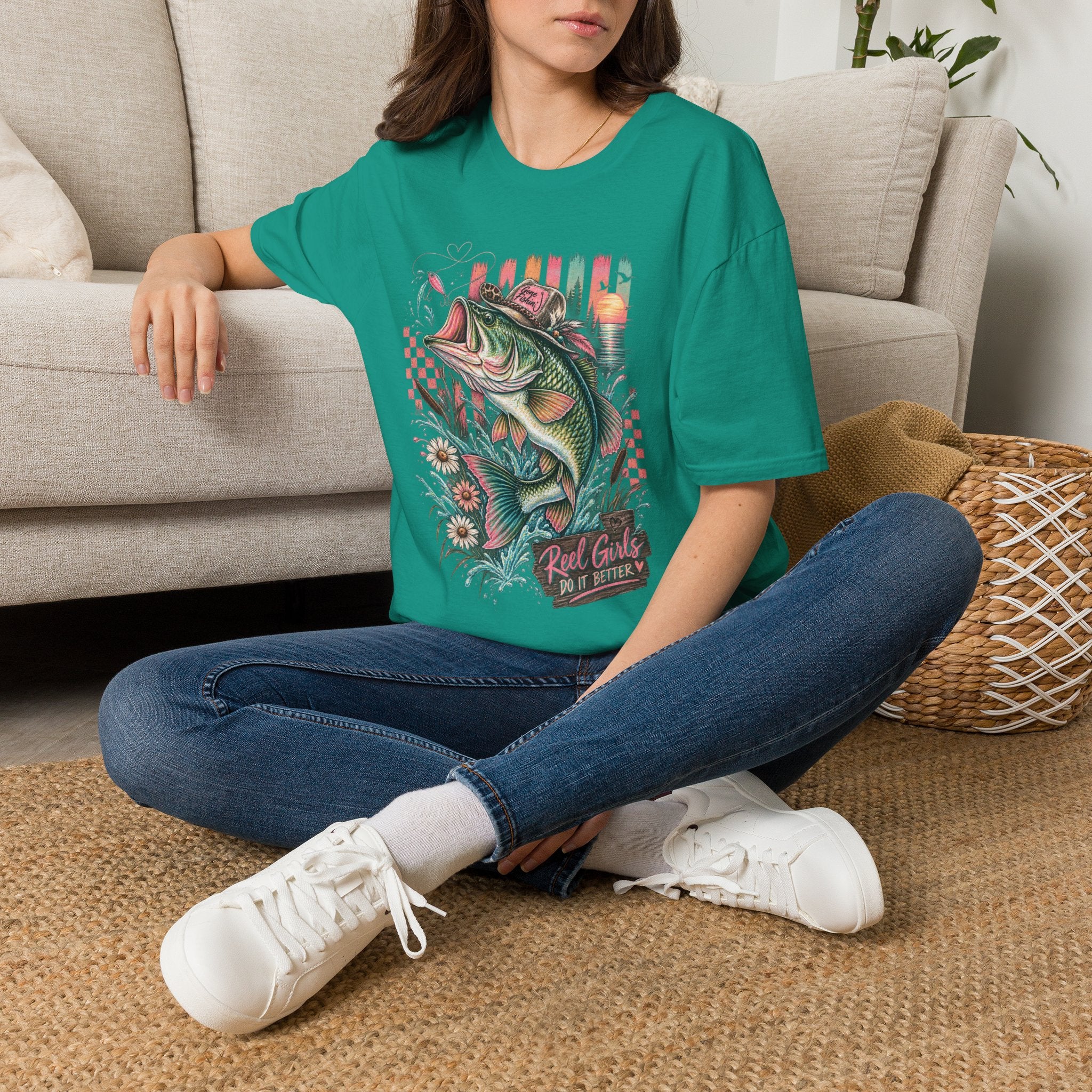 Reel Girls Do It Better Fishing Tee 🎣🩷