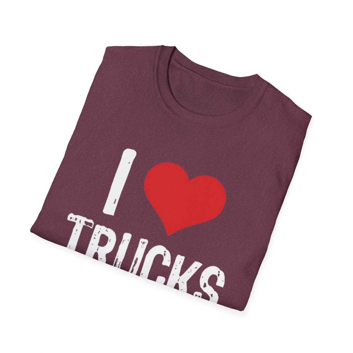 I Love Trucks - Unisex Softstyle T-Shirt