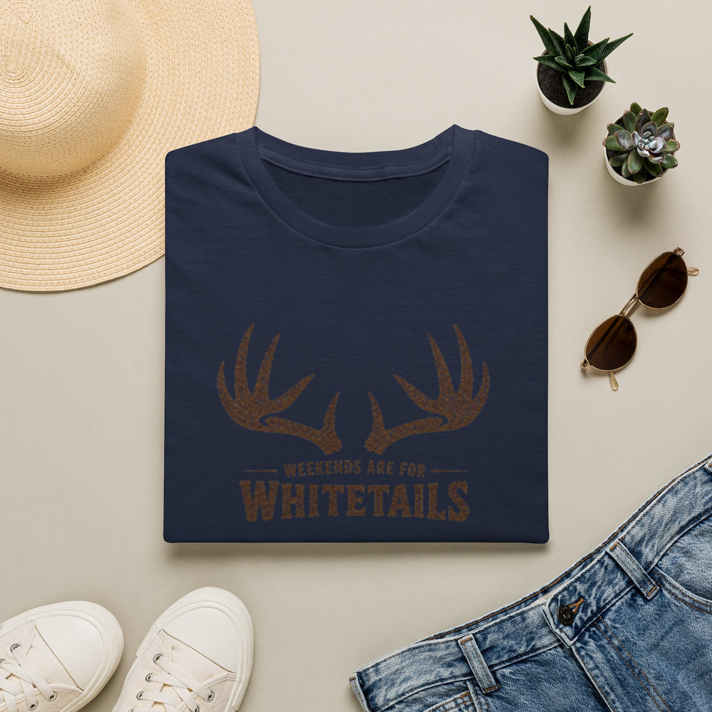 Whitetails Antler Tee — "Weekends Are For Whitetails" Hunting T‑Shirt