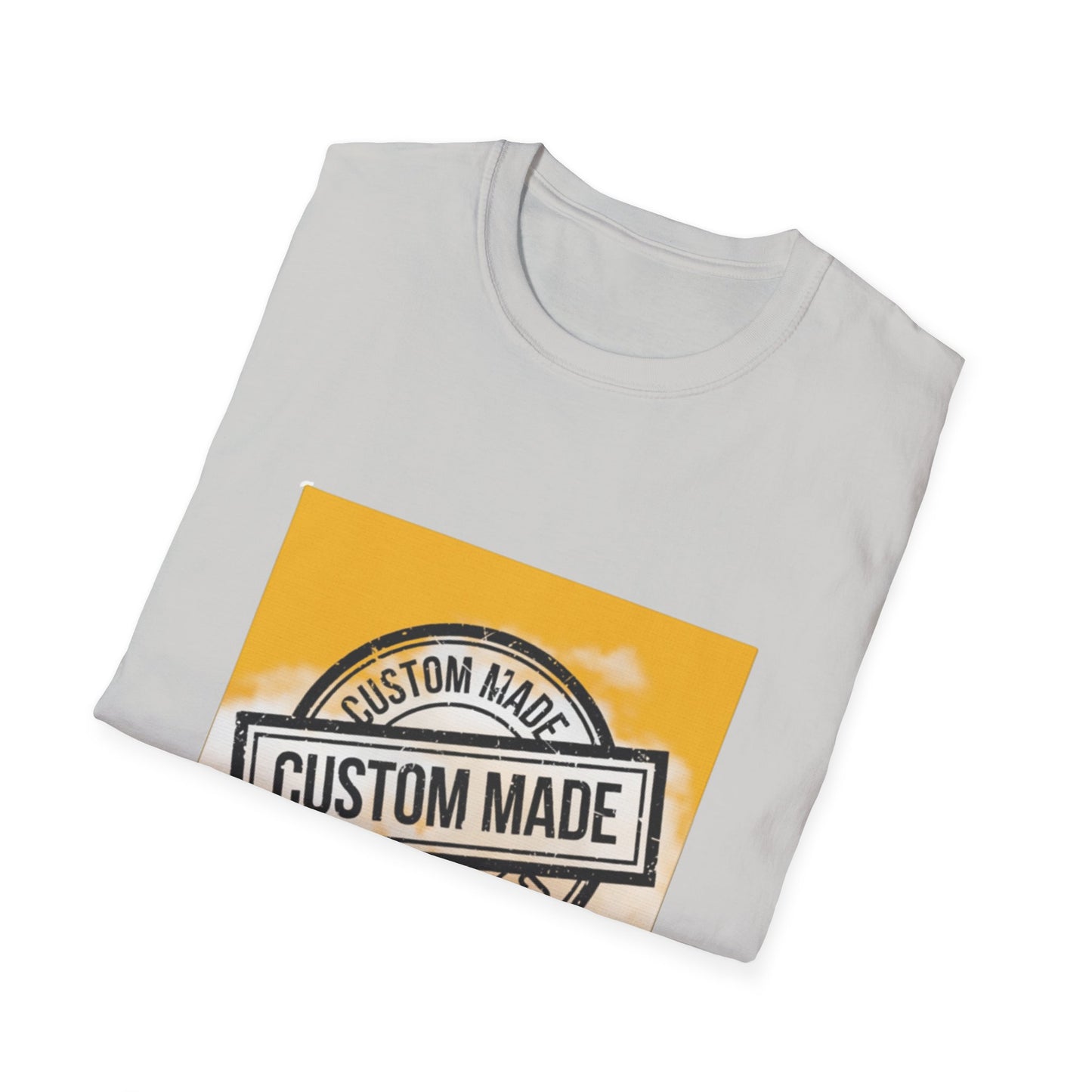 Your Design On a Tee One Side Only - Monster Unisex Softstyle T-Shirt