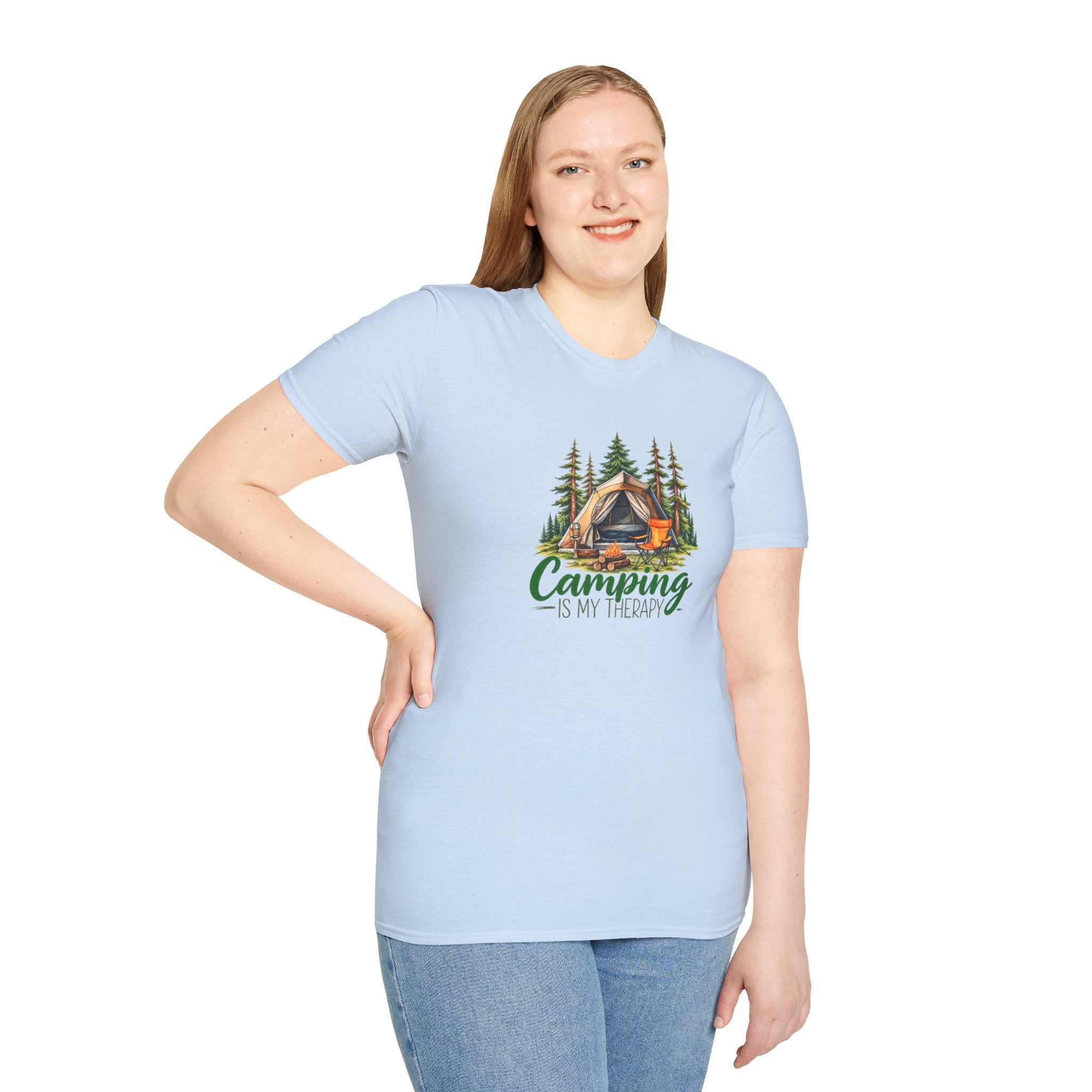 Camping Is My Therapy – Camping T-Shirt