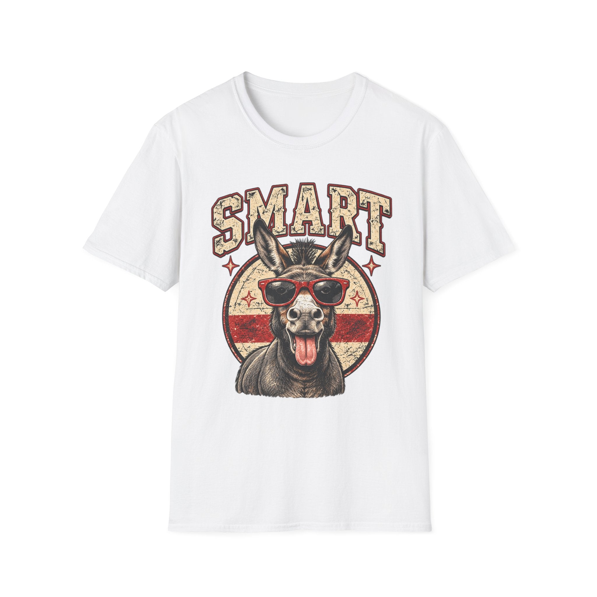 Smart Ass – Funny Donkey Vintage Graphic Tee