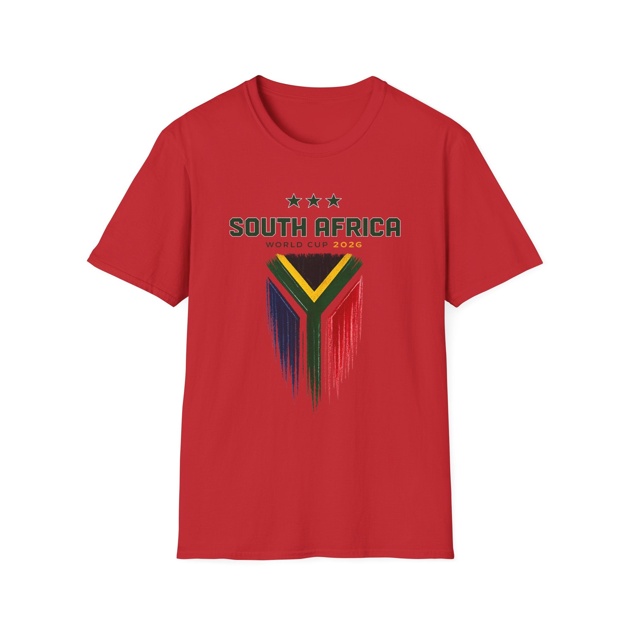 South Africa World Cup T-Shirt — Distressed Flag Soccer Fan Tee