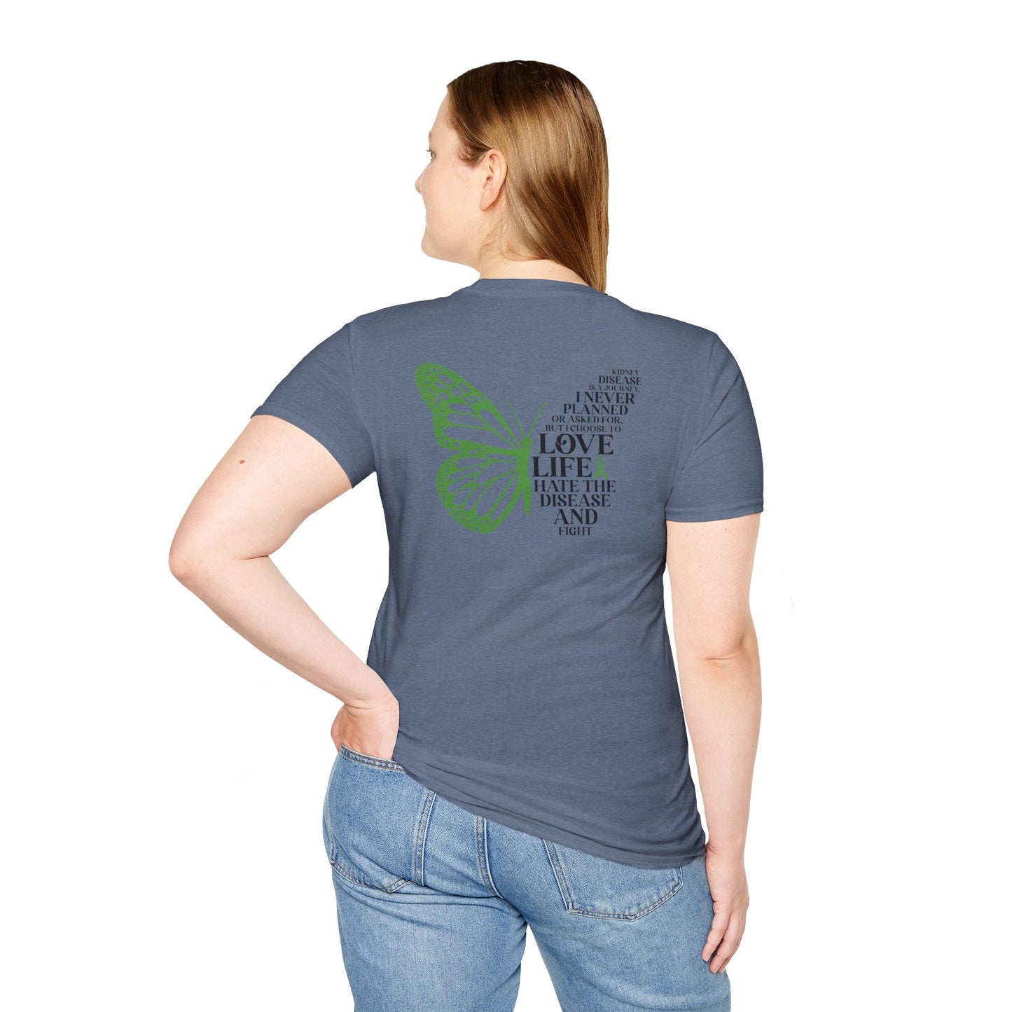 Kidney Disease Awareness GRAPHIC ON BACK ONLY T-Shirt