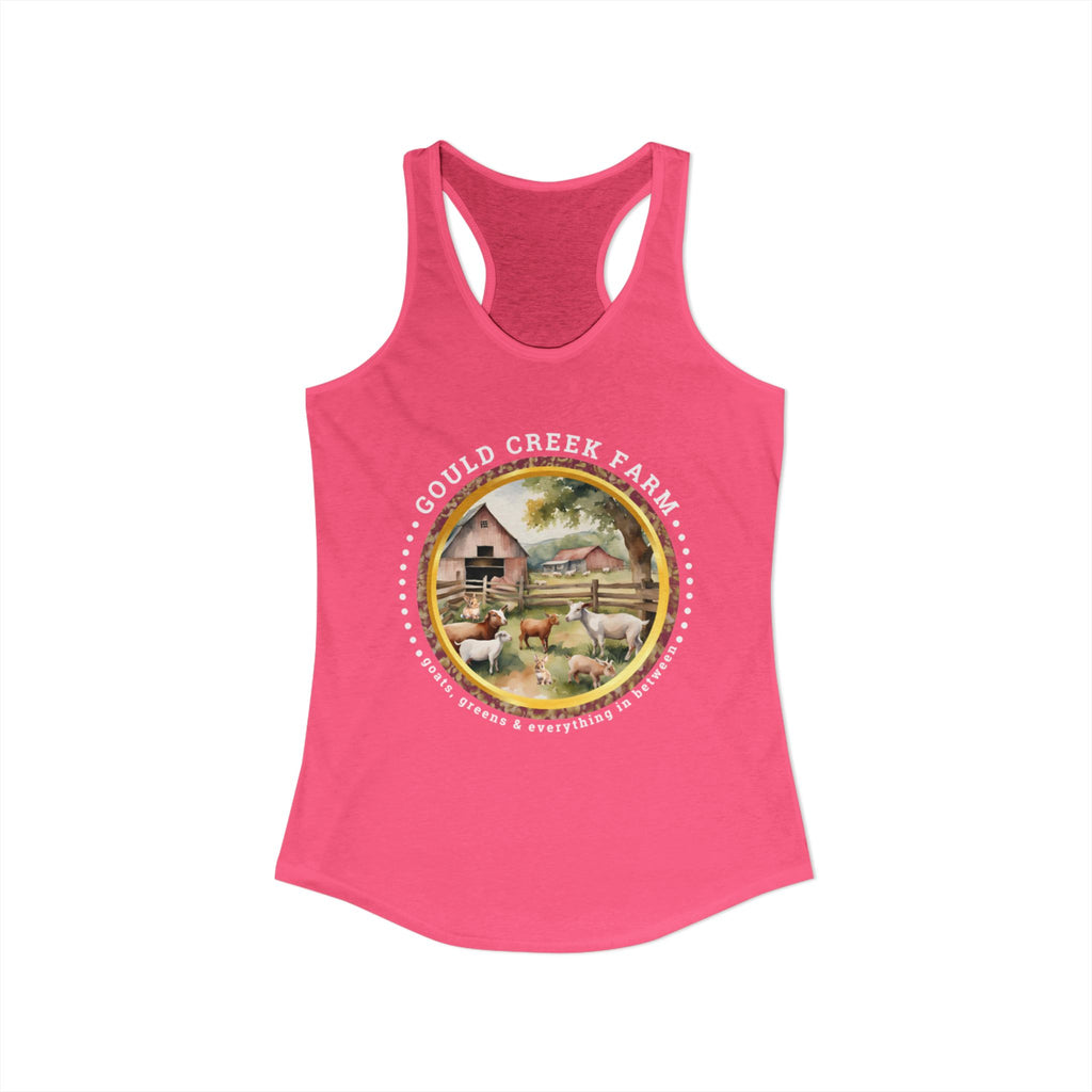 Women's Ideal Racerback Tank Gould creek farm