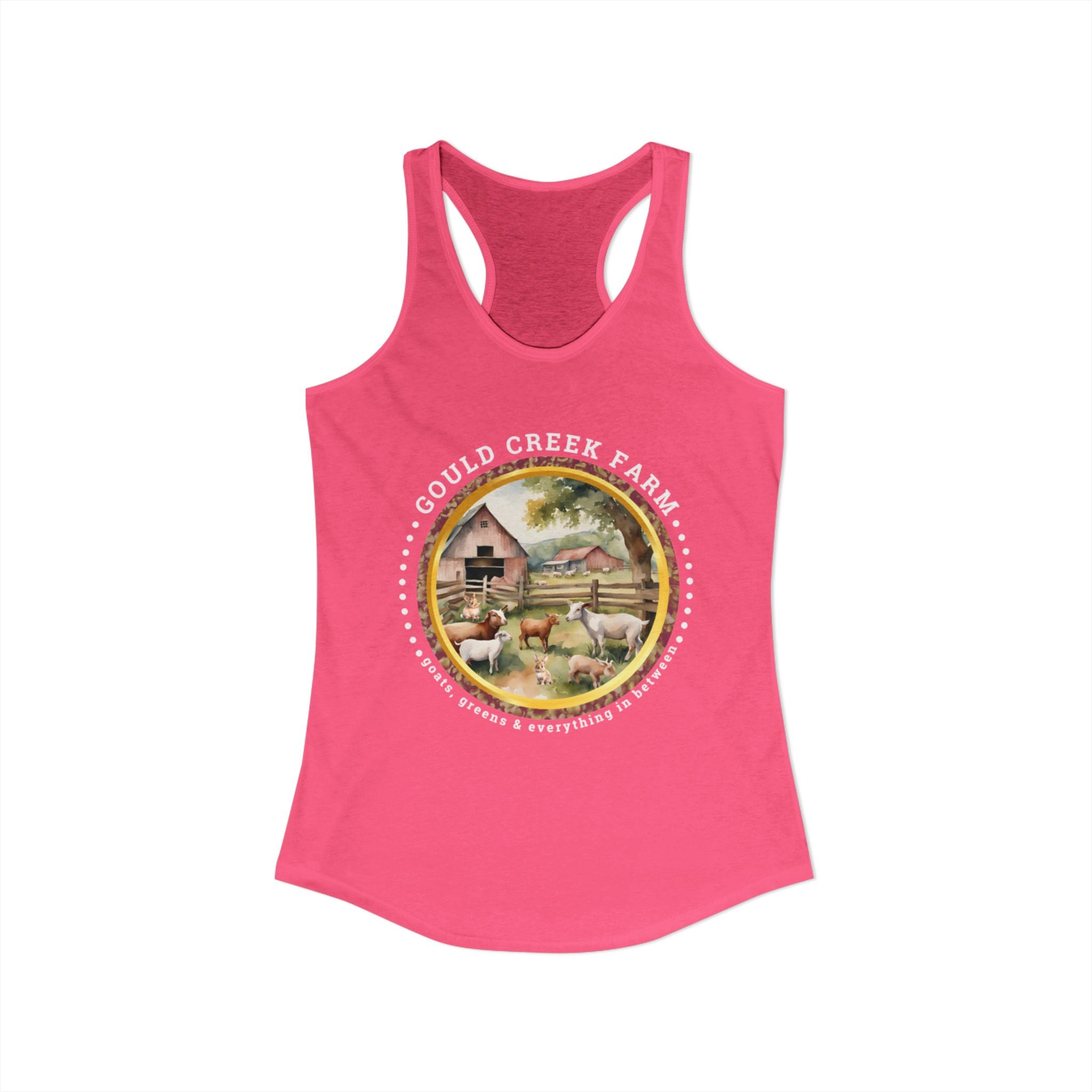 Women's Ideal Racerback Tank Gould creek farm