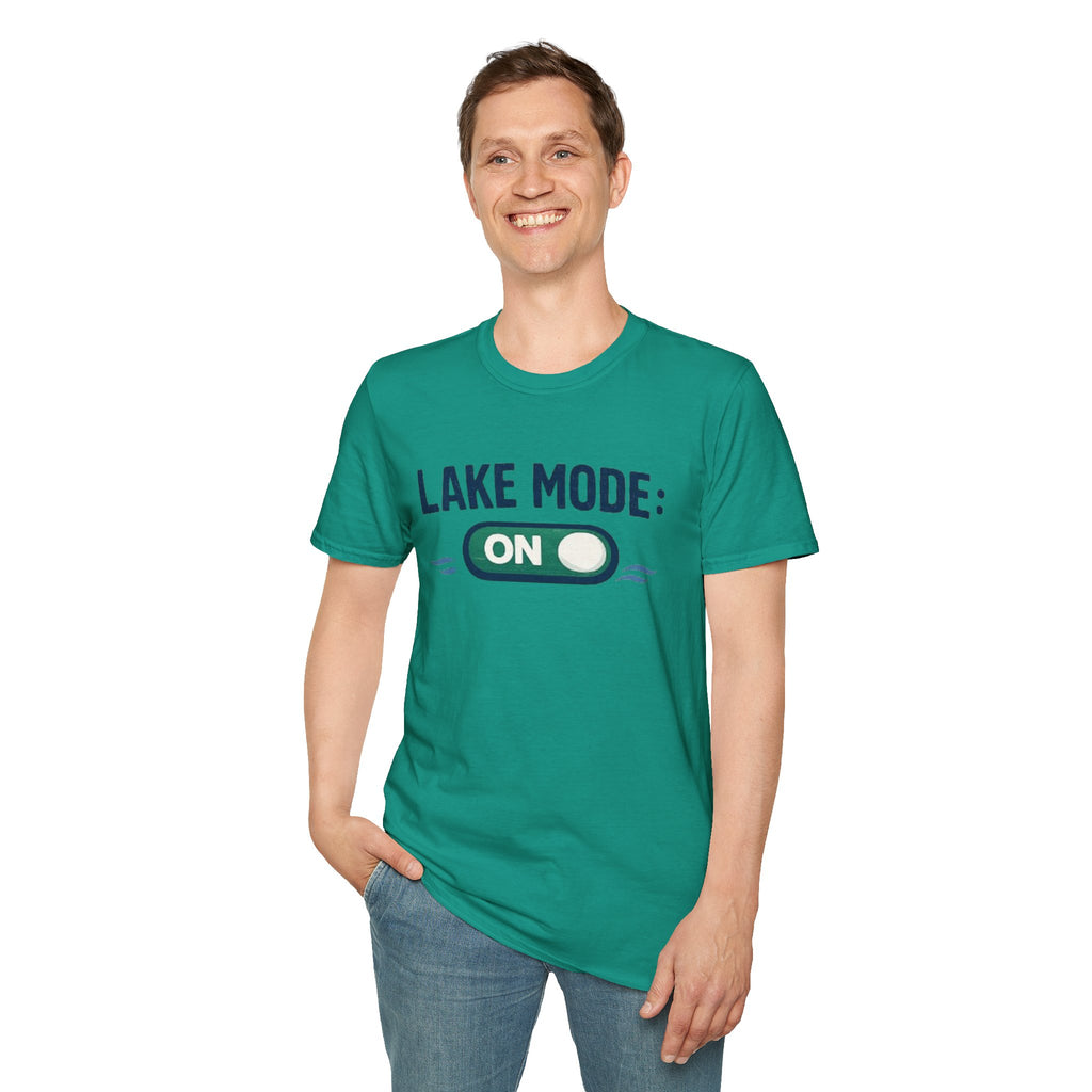 Lake Mode On T-Shirt — Funny Lake Life Vacation Tee