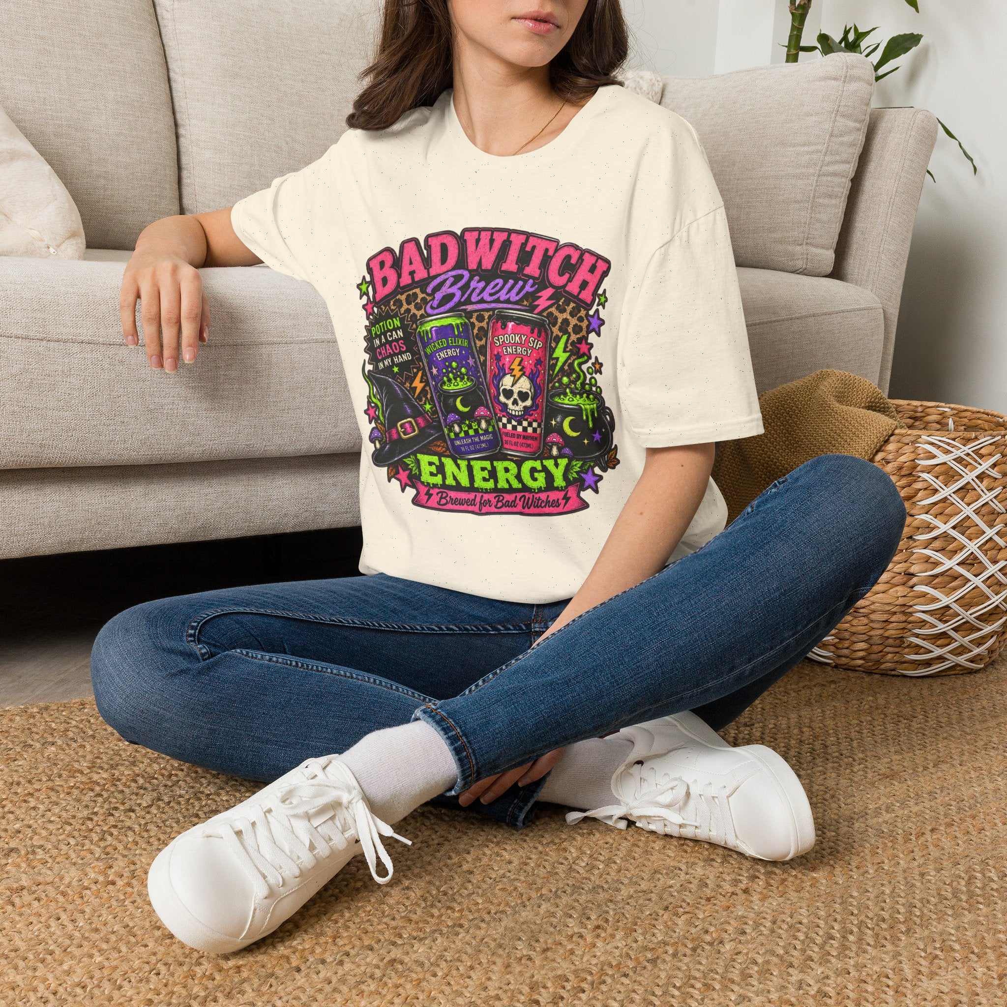 Bad Witch Brew Energy – Brewed for Bad Witches Halloween Tee