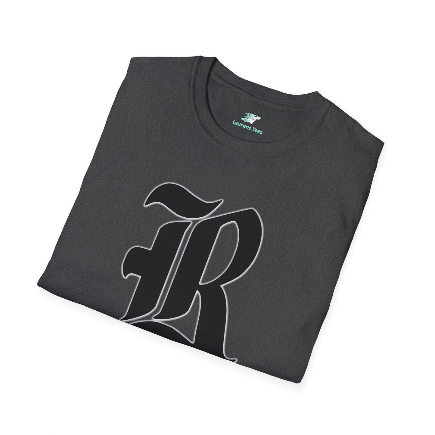 Custom one side Front or Back (RHS Baseball used as example) - Unisex Softstyle T-Shirt