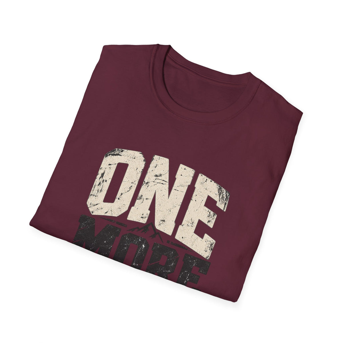 One More Rep – Vintage Workout & Fitness Graphic Tee